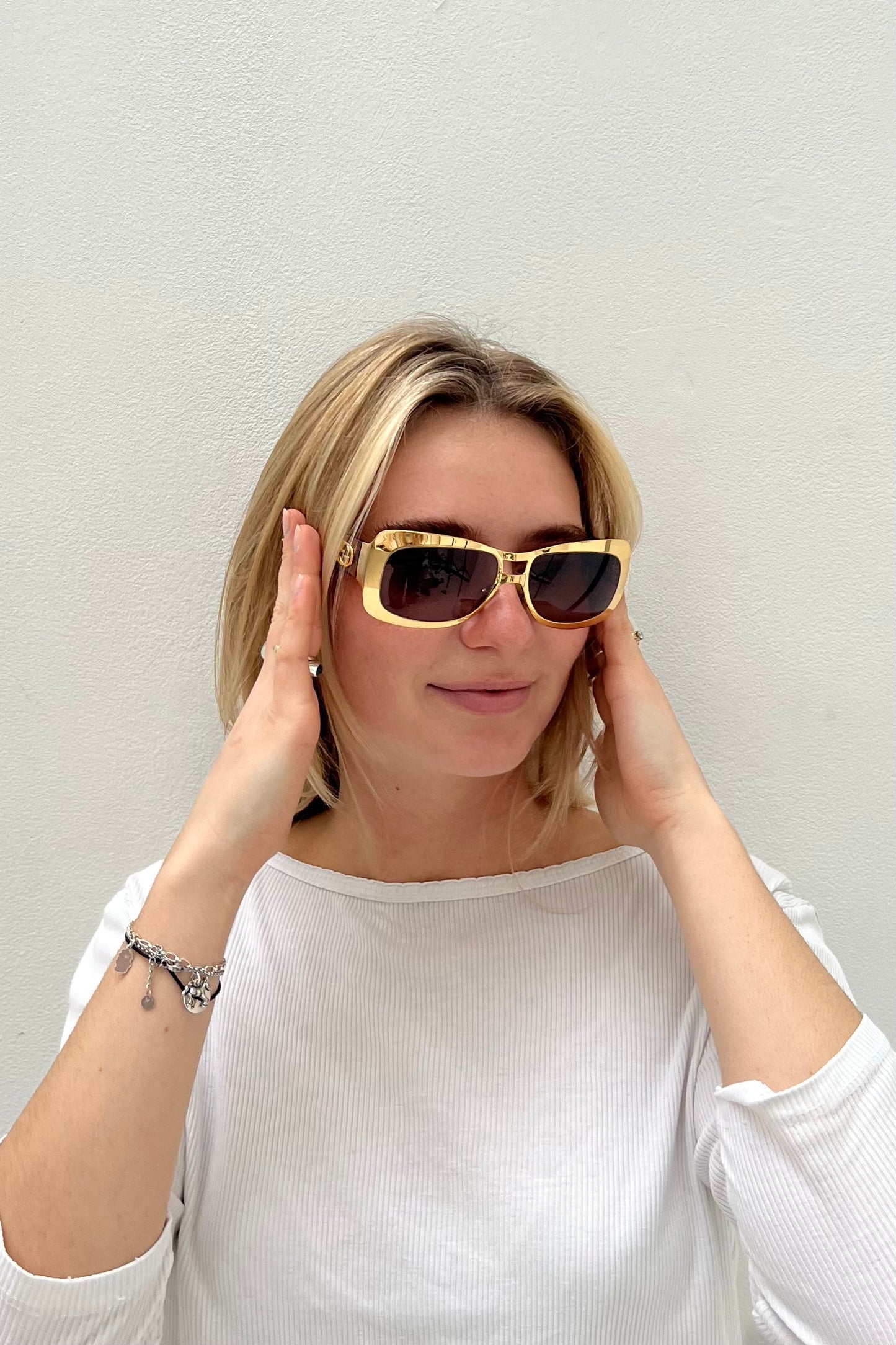 Vintage Golden & Tortoise Elvis Sunglasses
