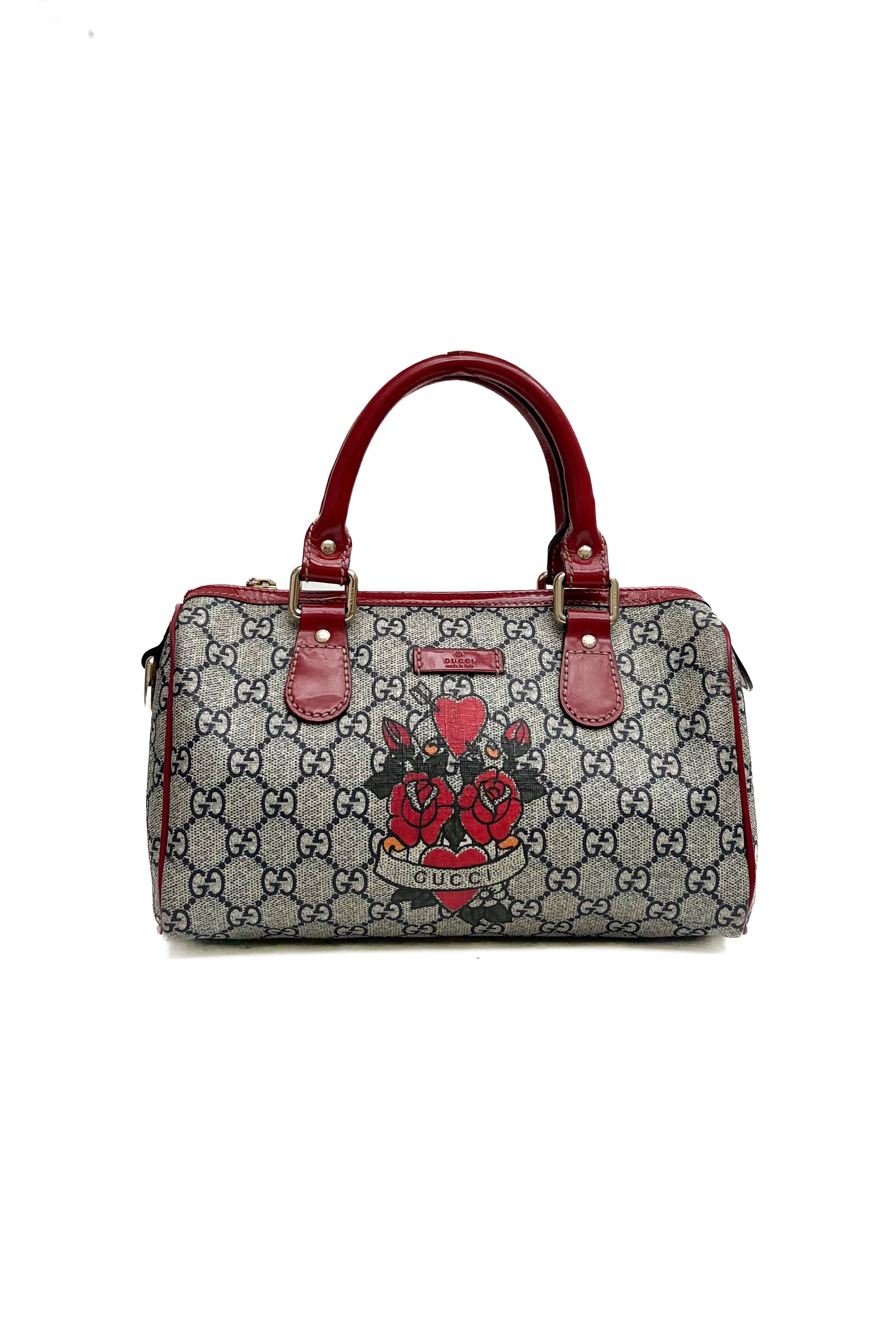 Vintage Tattoo Mini Boston Bag