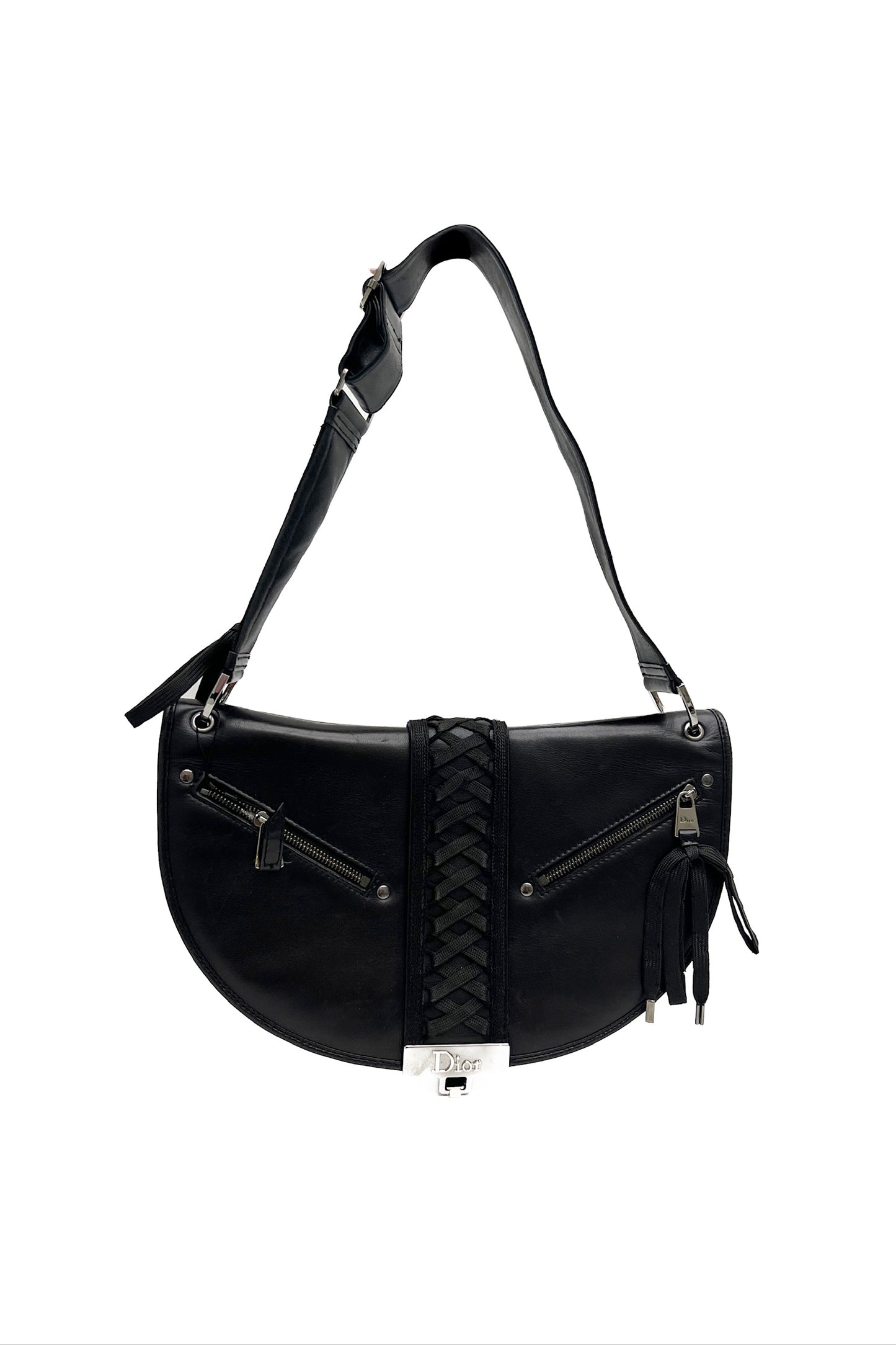 Vintage Black Admit It Shoulder Bag