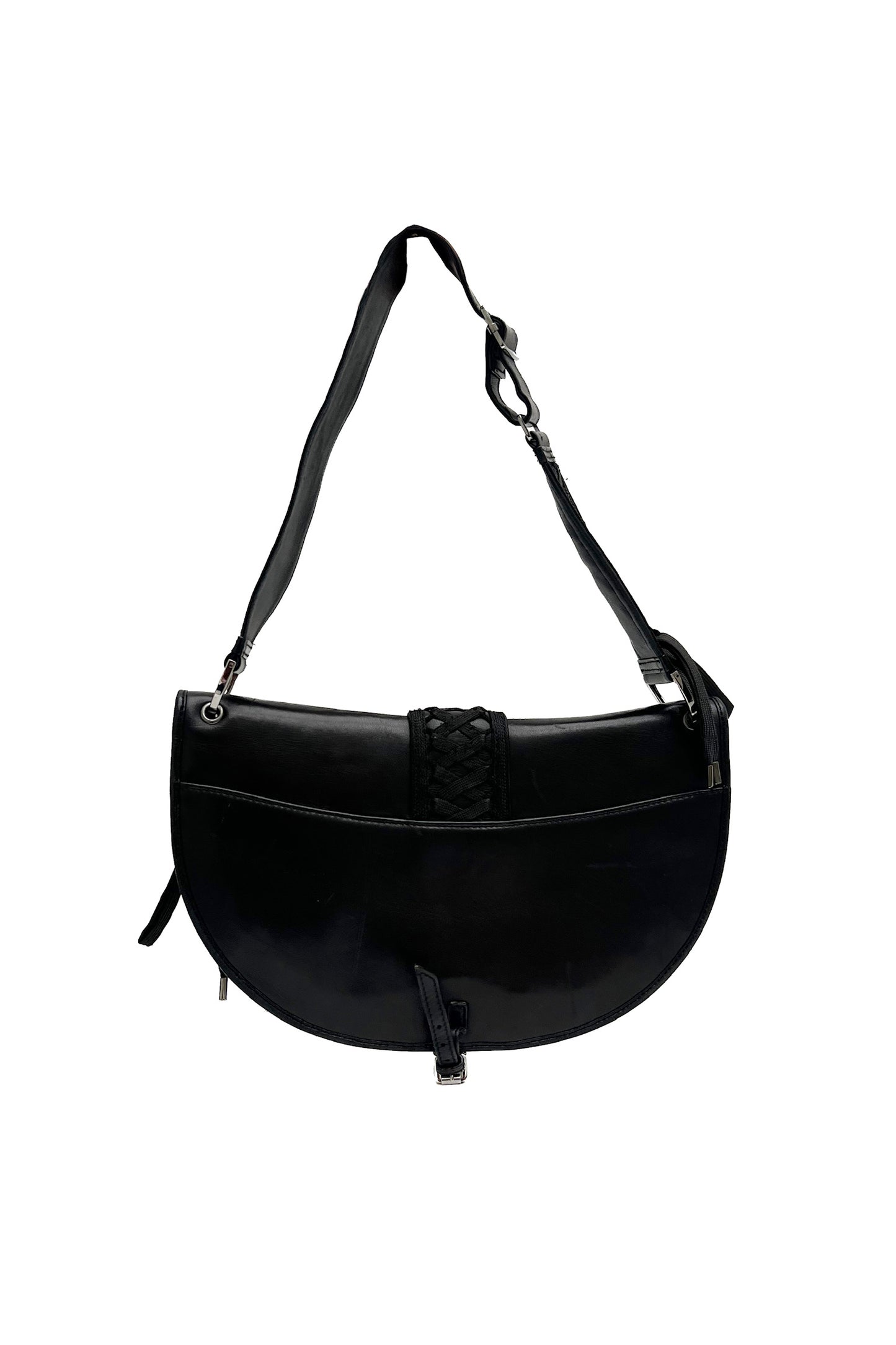 Vintage Black Admit It Shoulder Bag