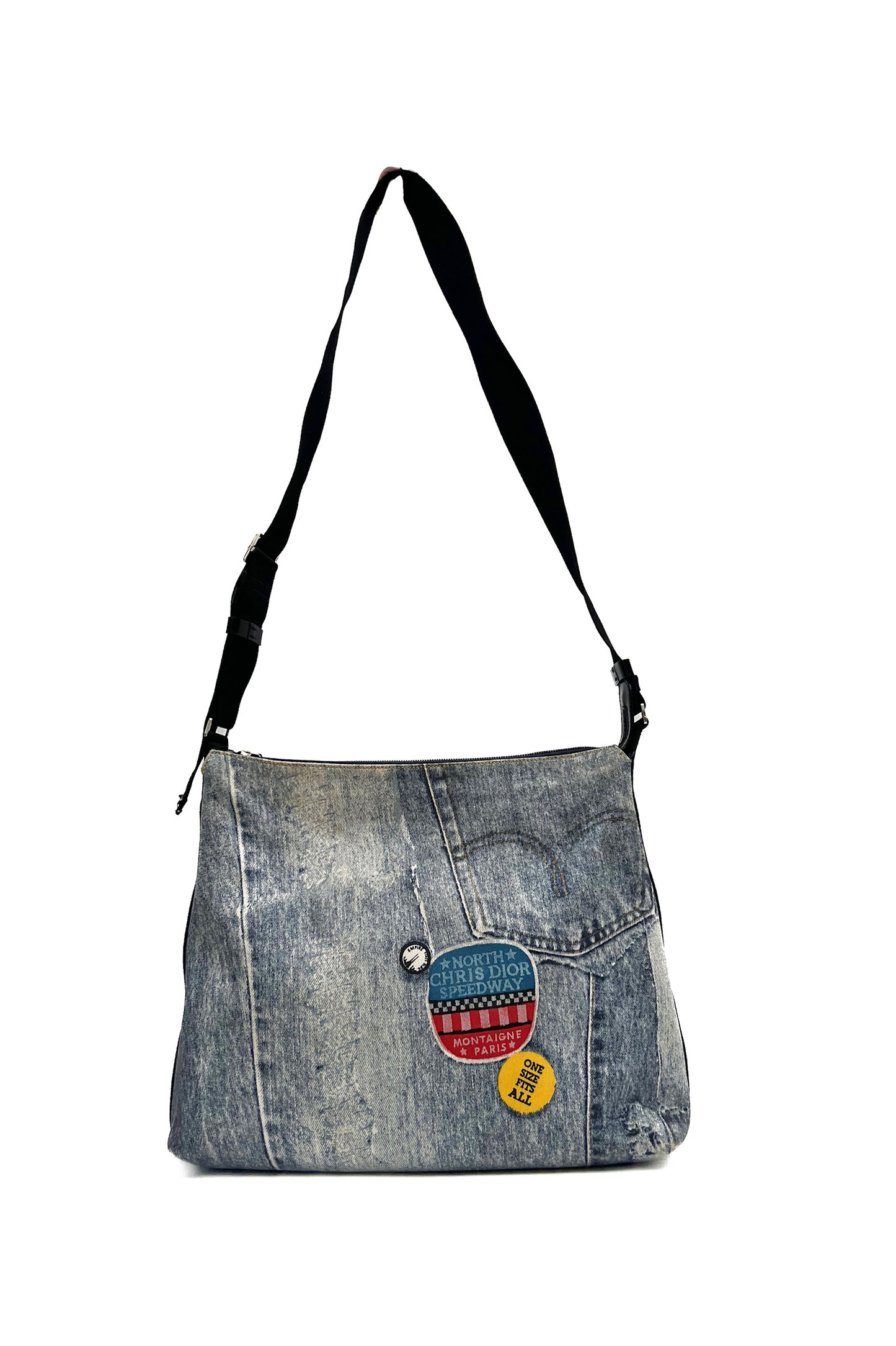 Vintage Speedway Denim Crossbody Bag