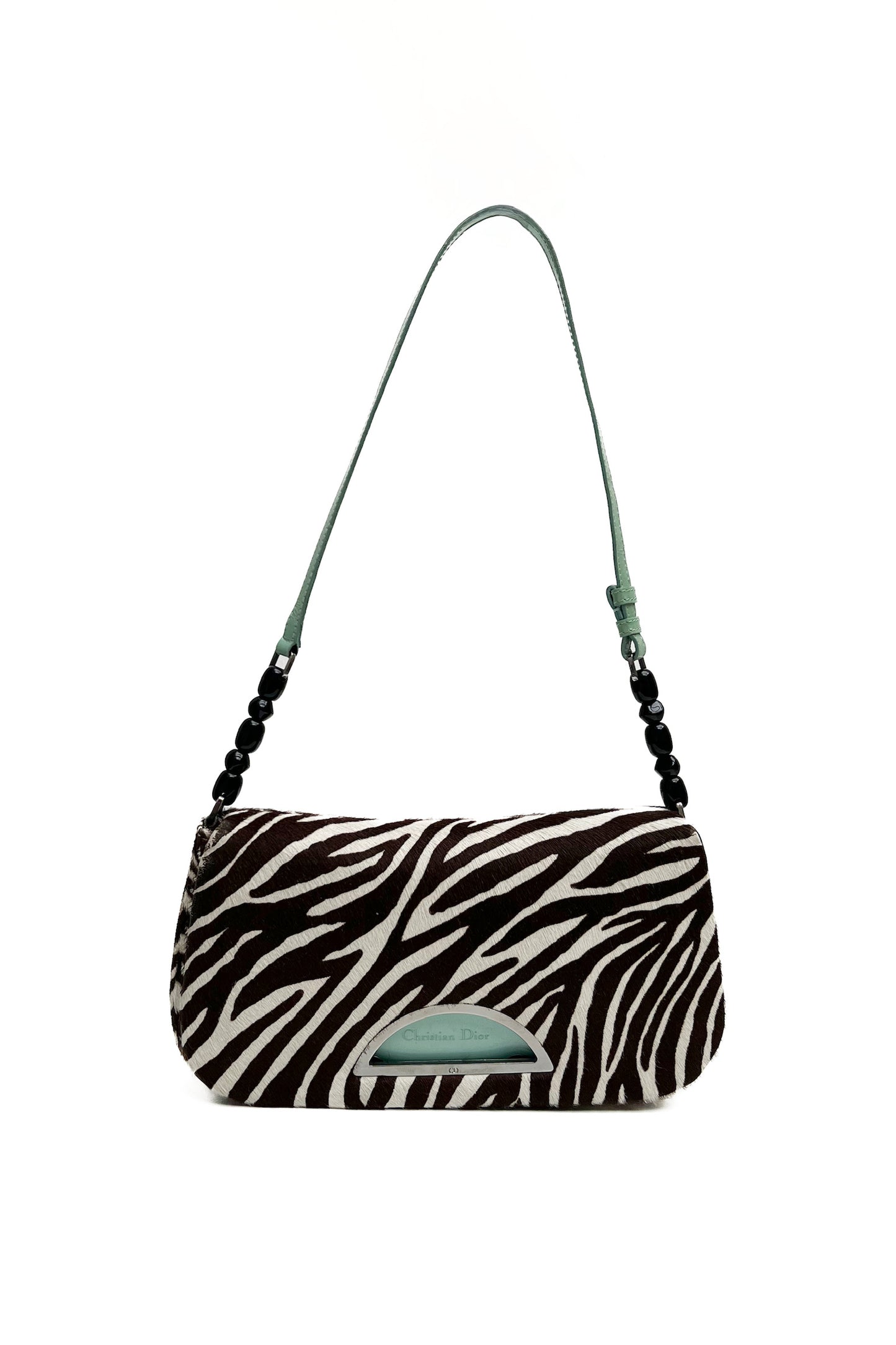 Vintage Zebra Calf Skin Malice Bag