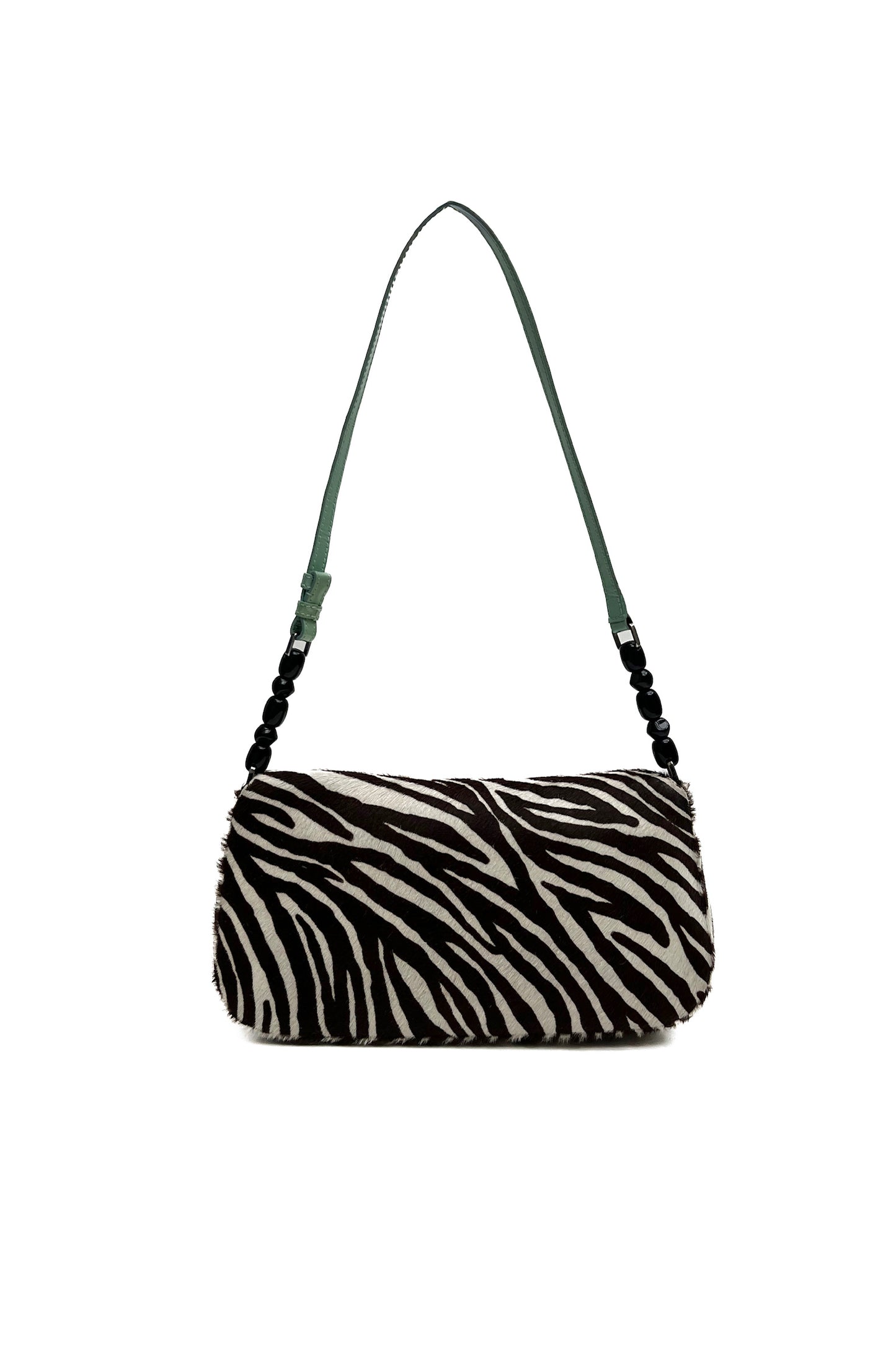 Vintage Zebra Calf Skin Malice Bag