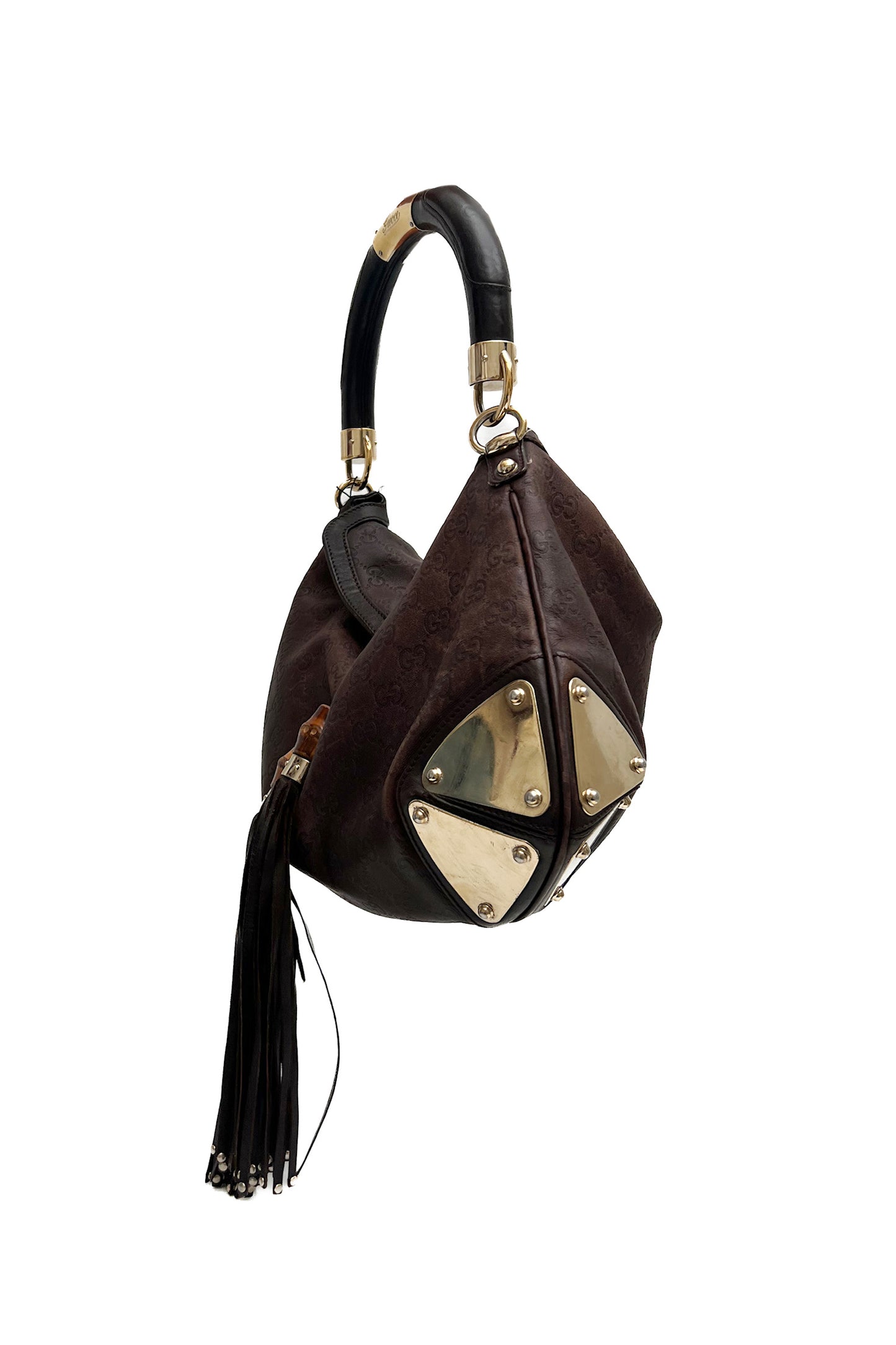 Vintage Chocolate Guccisima Indy Bag