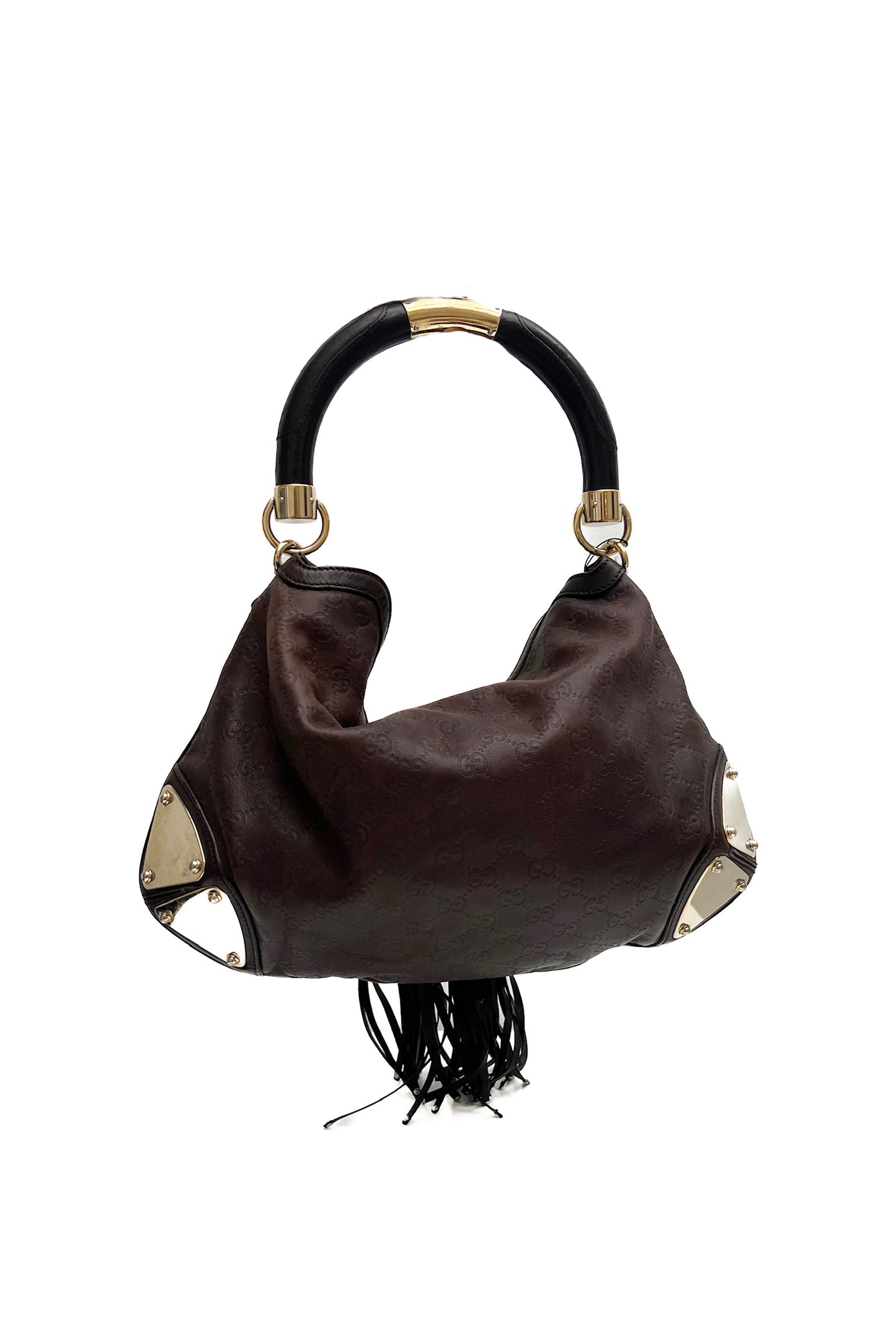 Vintage Chocolate Guccisima Indy Bag