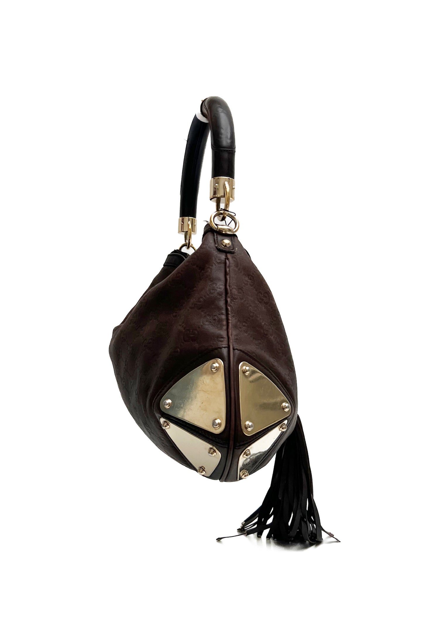 Vintage Chocolate Guccisima Indy Bag