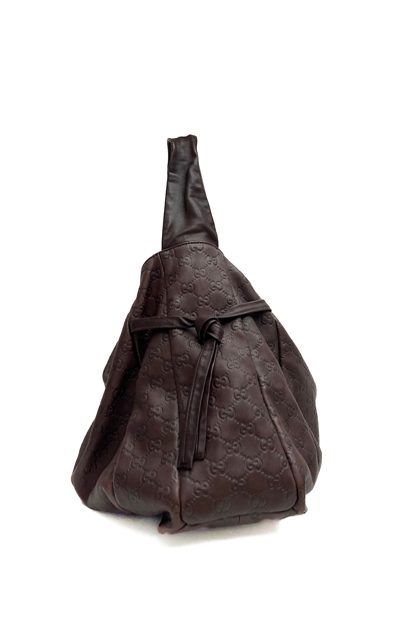 Vintage Chocolate Guccisima Hysteria Shoulder Bag