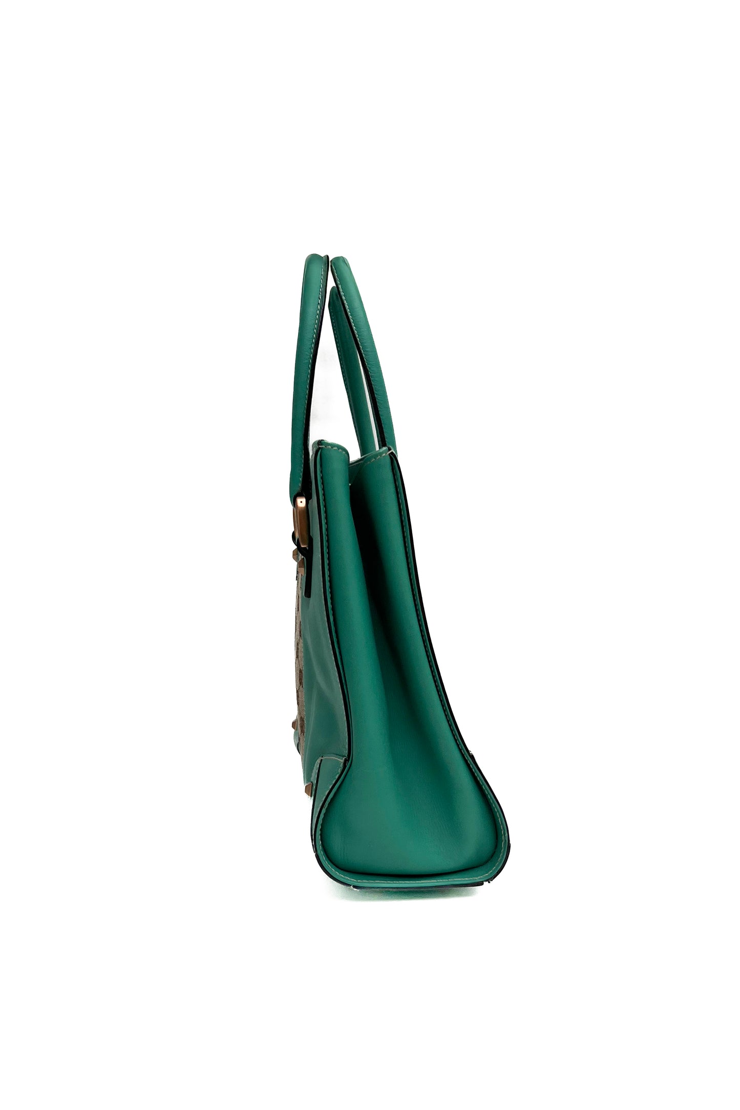 Vintage Turquoise & Classic Monogram Bag