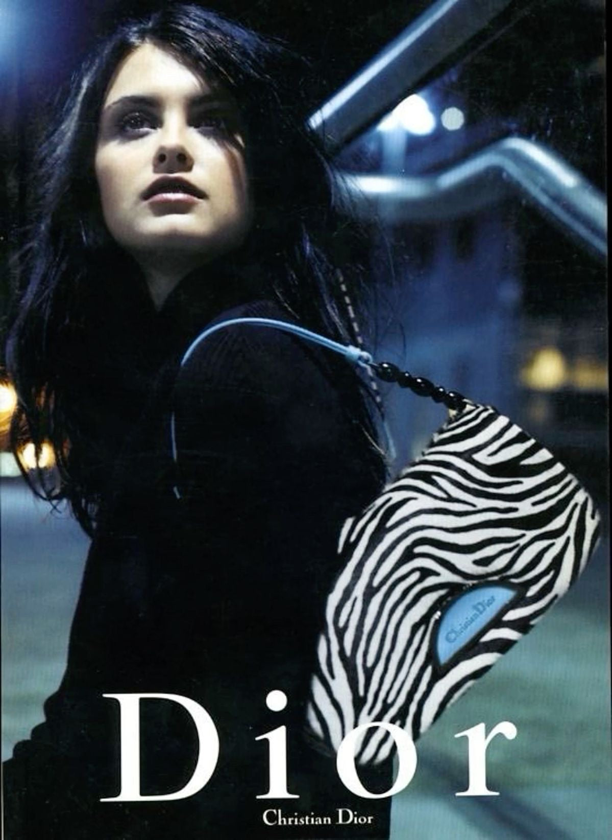 Vintage Zebra Calf Skin Malice Bag