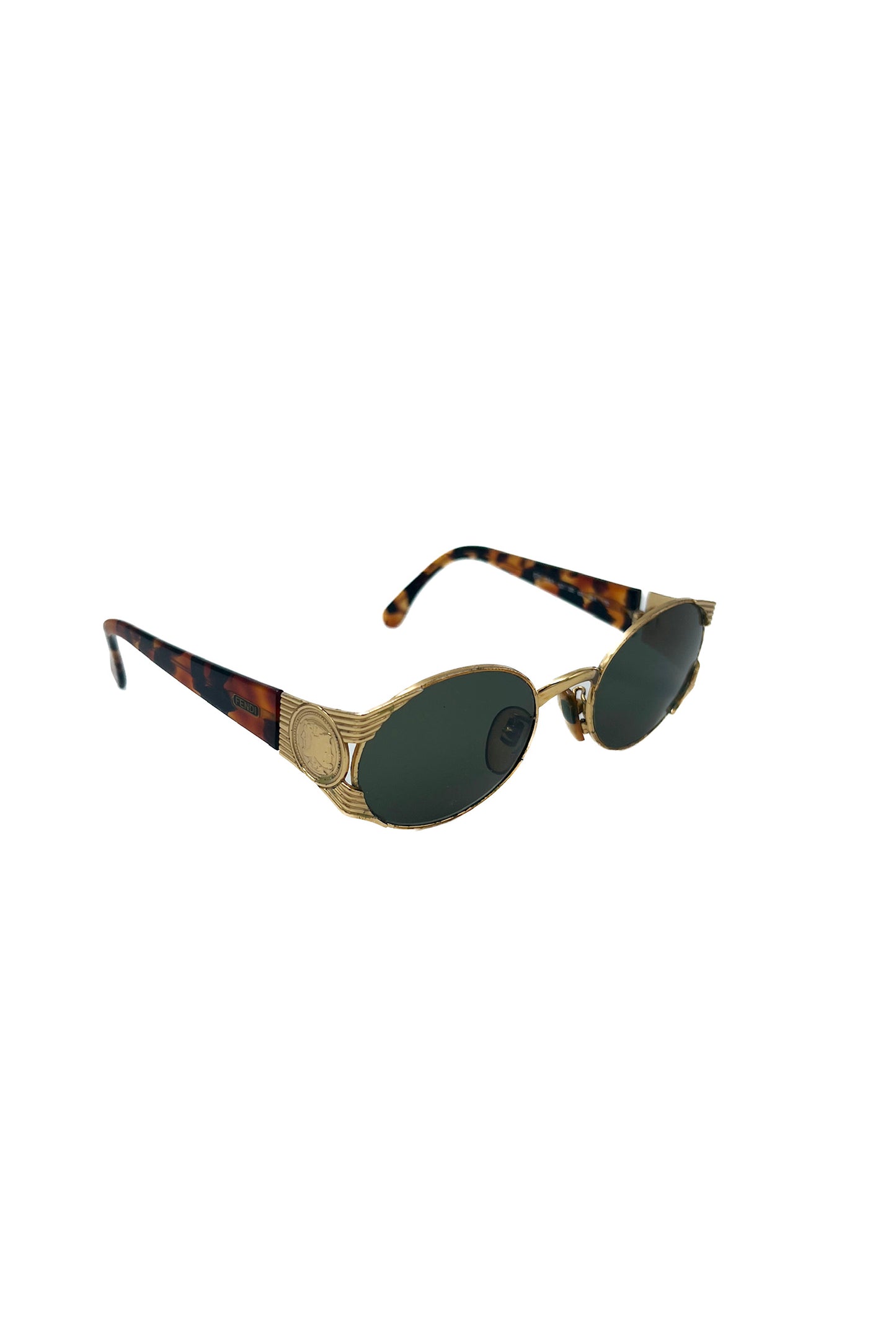 Vintage Golden Frame & Tortoise Sunglasses