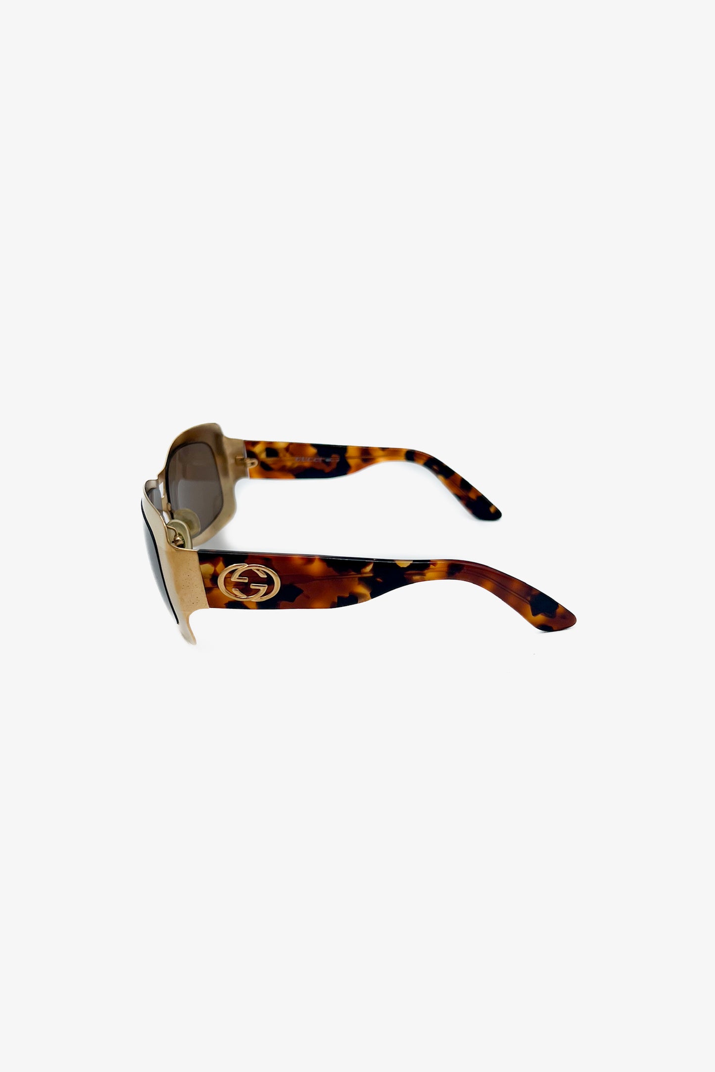 Vintage Golden & Tortoise Elvis Sunglasses