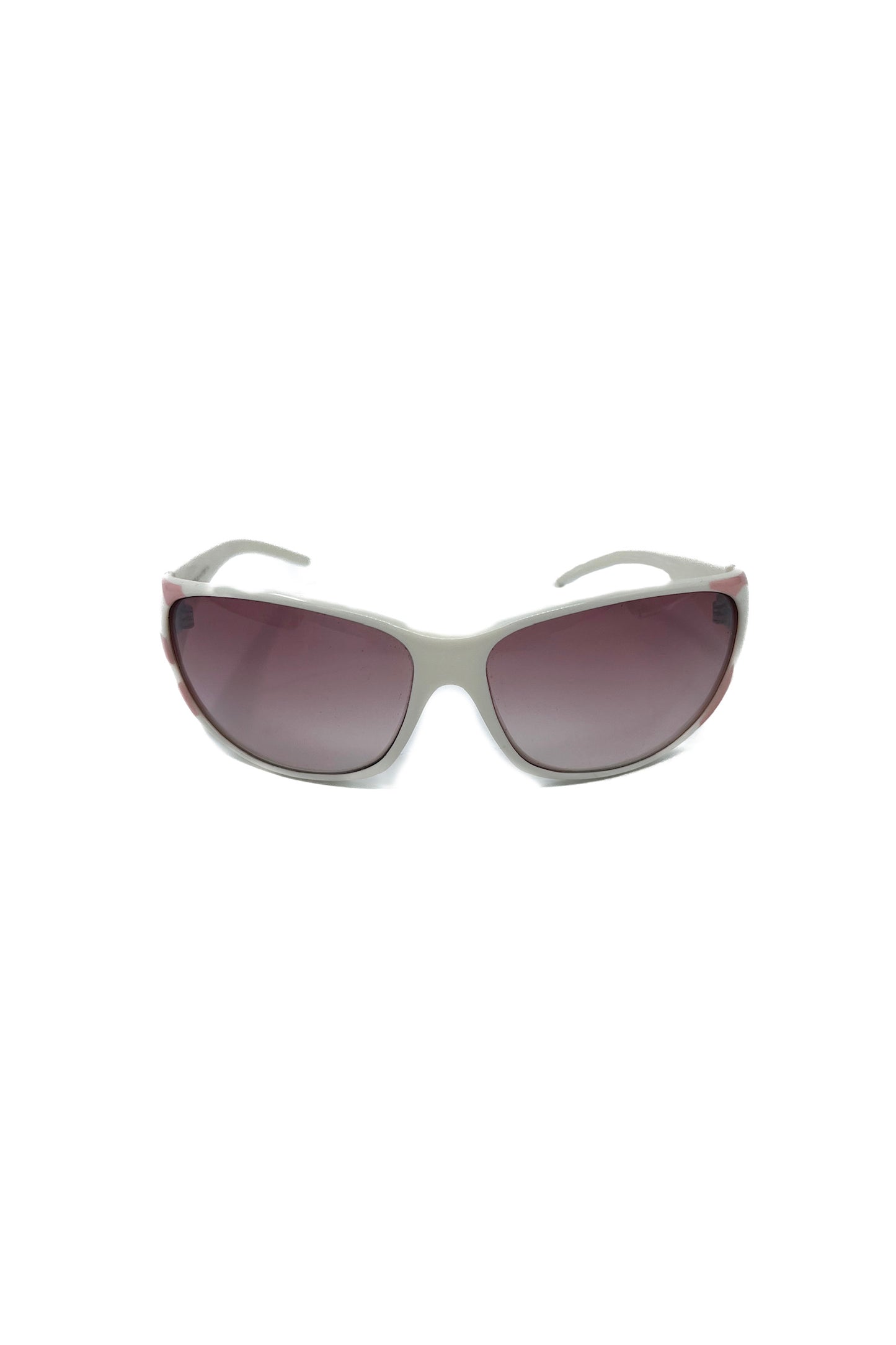 Vintage Pink & White Speedy Sunglasses