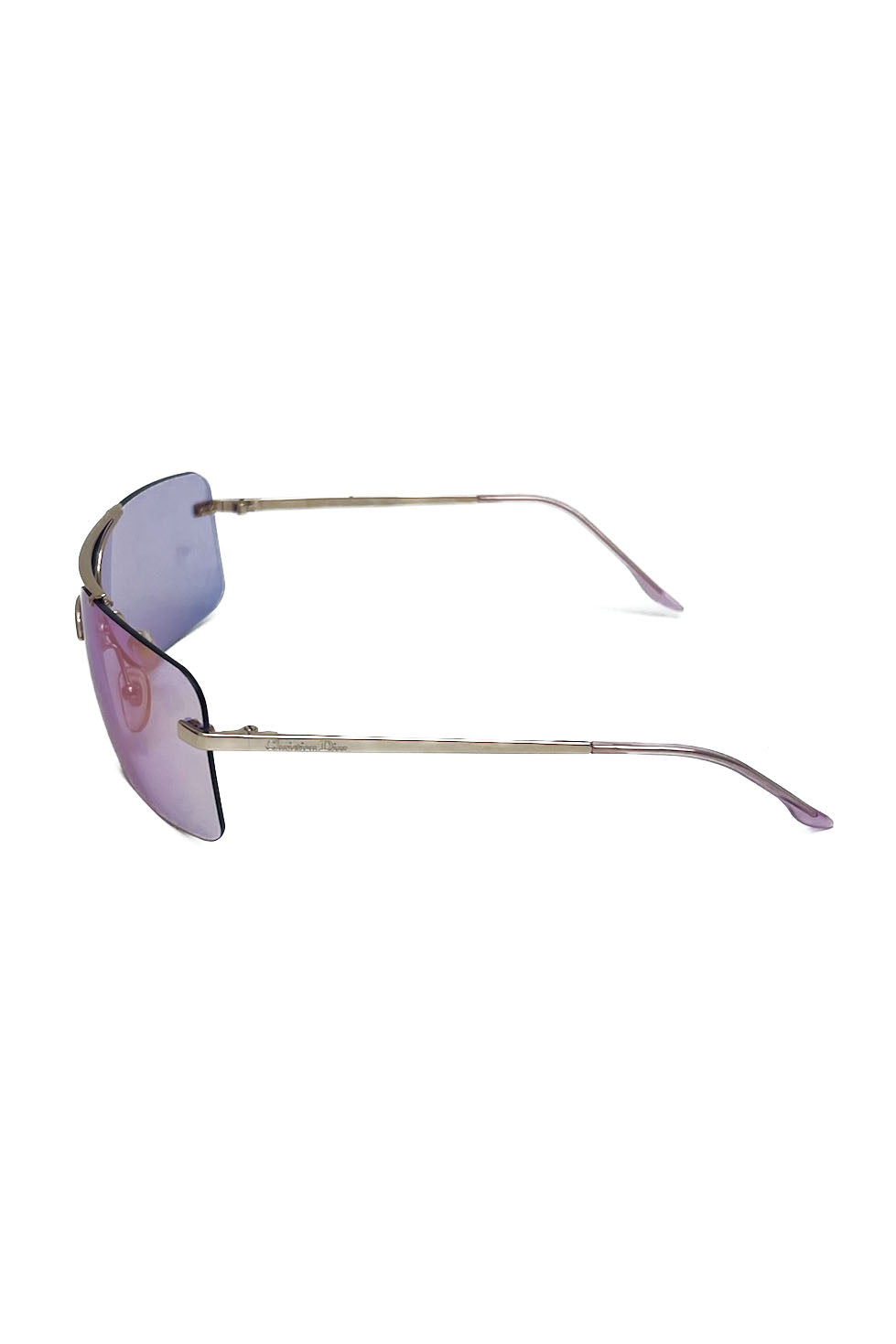 Vintage Purple & Gold Mini Motard Sunglasses