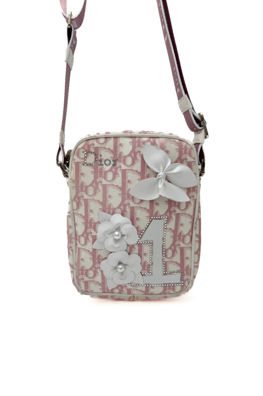 Vintage Pink Trotter Mini Cross Body Bag