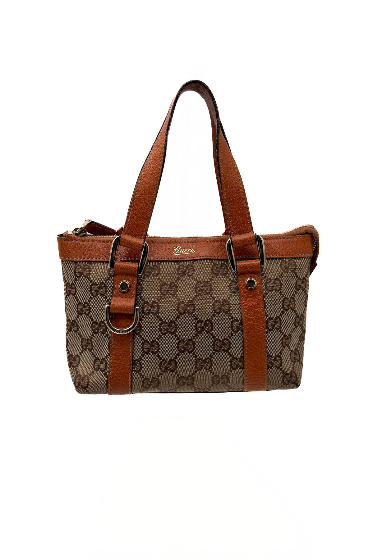 Vintage Mono Mini Double Handle Abbey D-Ring Bag