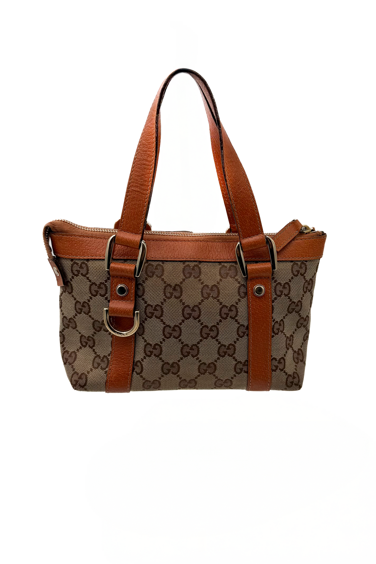 Vintage Mono Mini Double Handle Abbey D-Ring Bag