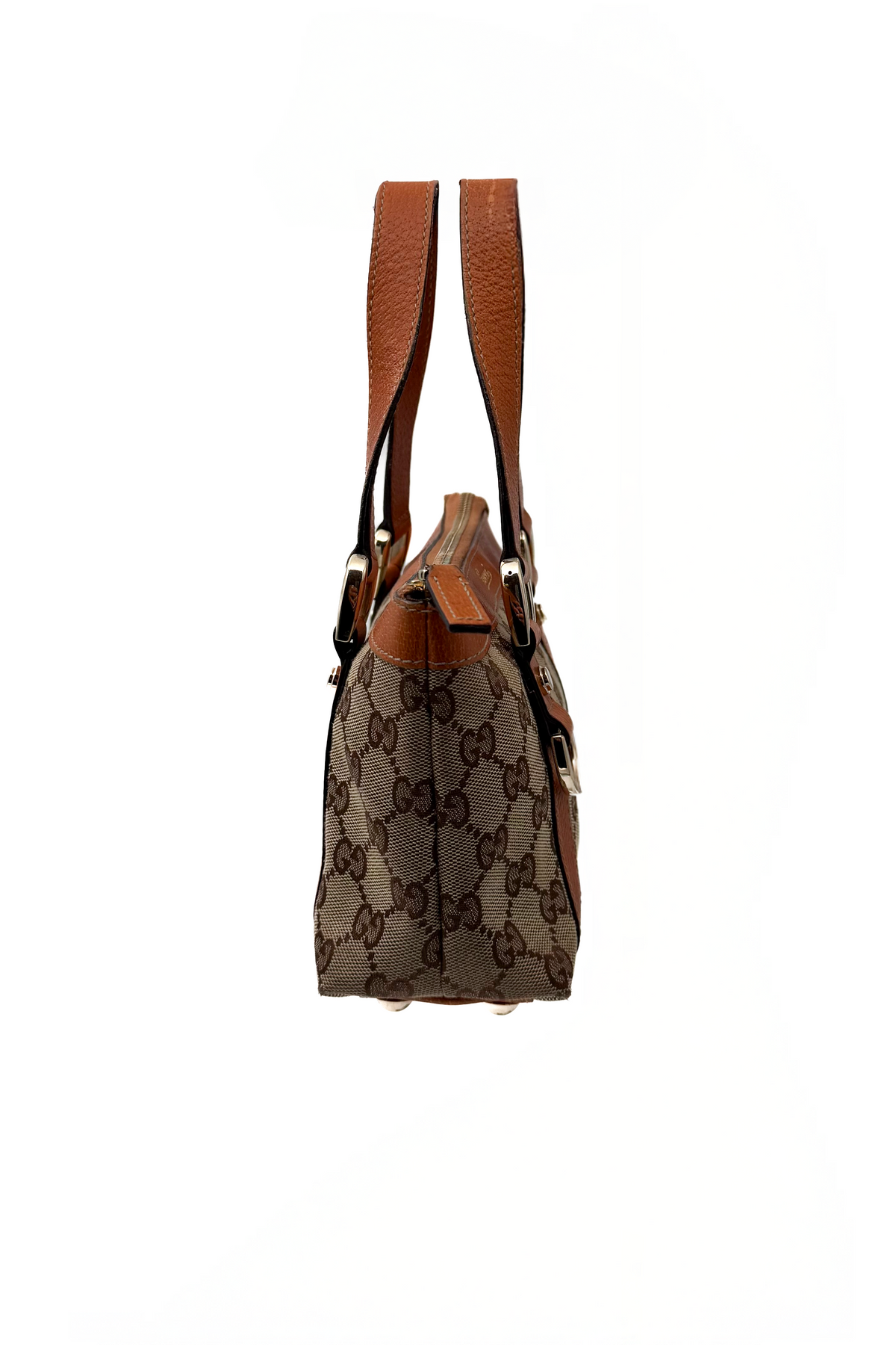 Vintage Mono Mini Double Handle Abbey D-Ring Bag