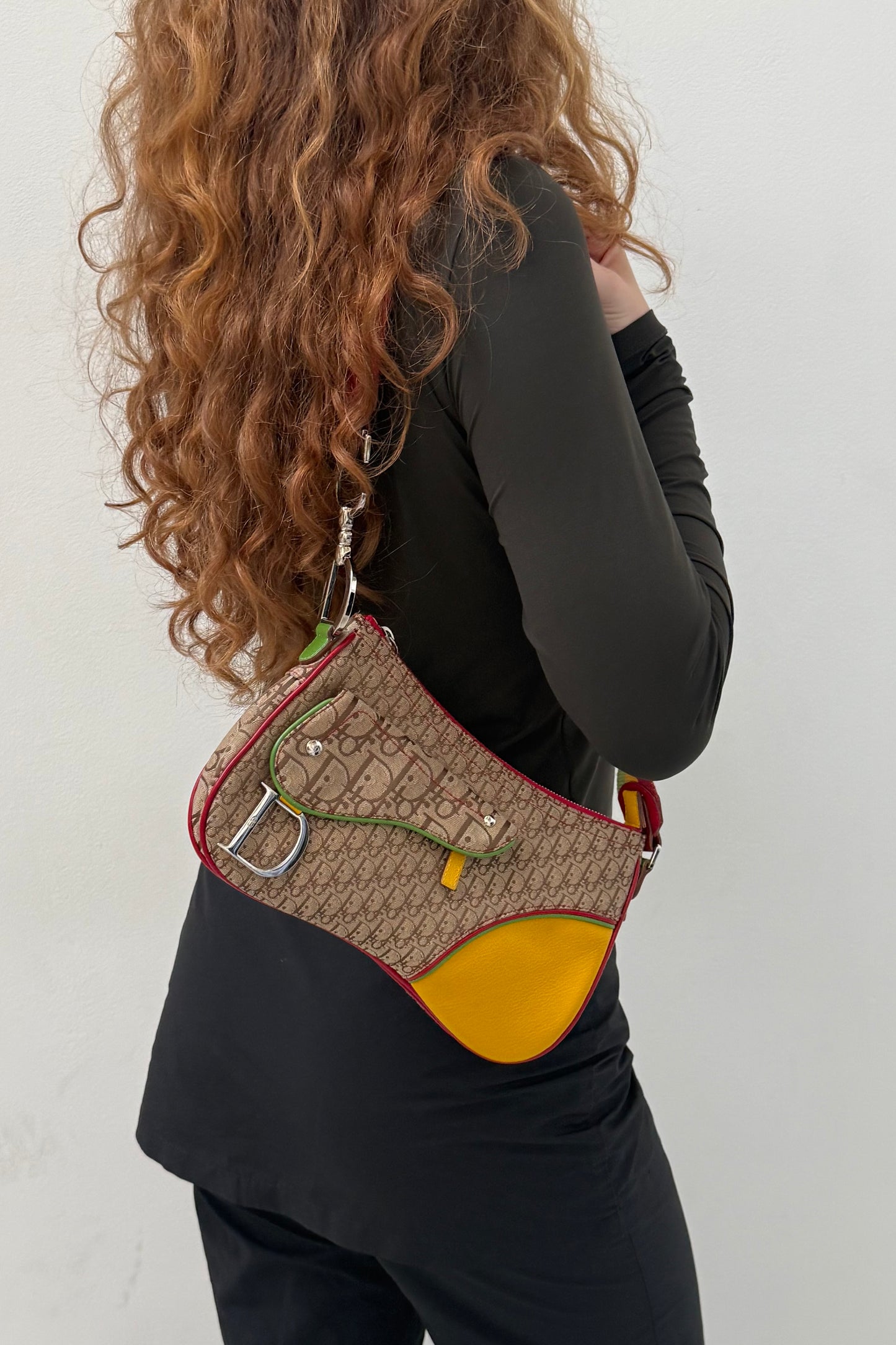 Vintage Rasta Trotter Saddle Bag