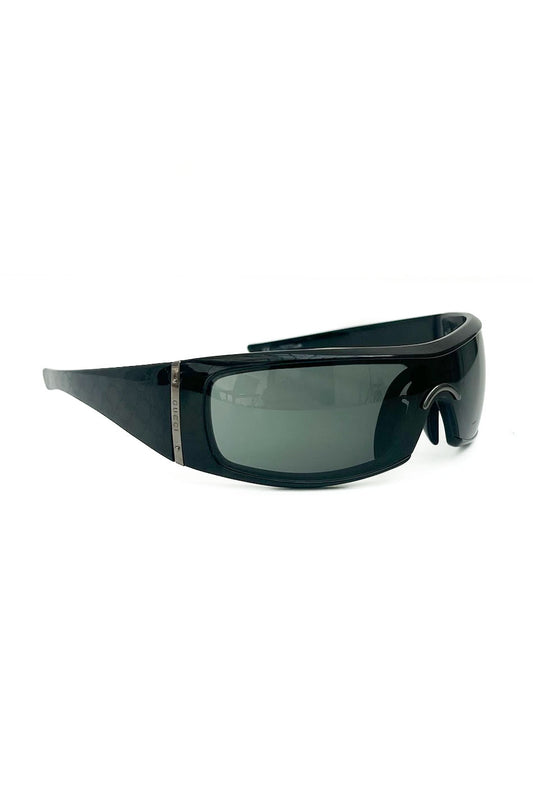 Vintage All Black Mono Arm Speedy Sunglasses