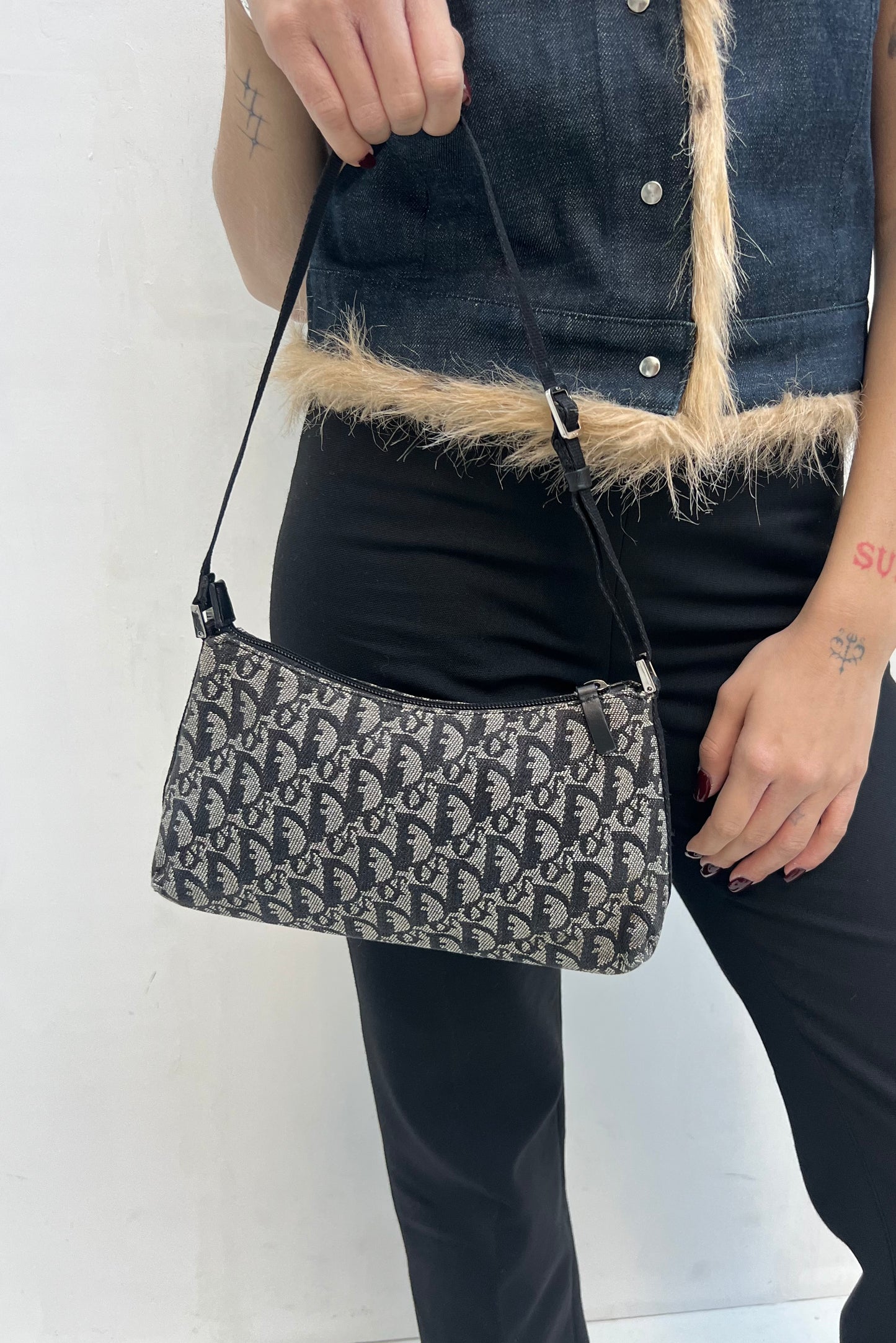 Vintage Black Trotter Pochette