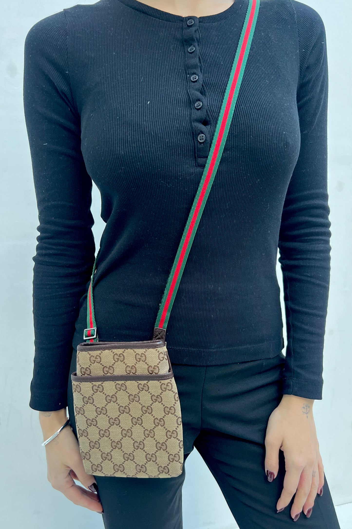 Vintage Classic Mini Mono Cross Body Bag