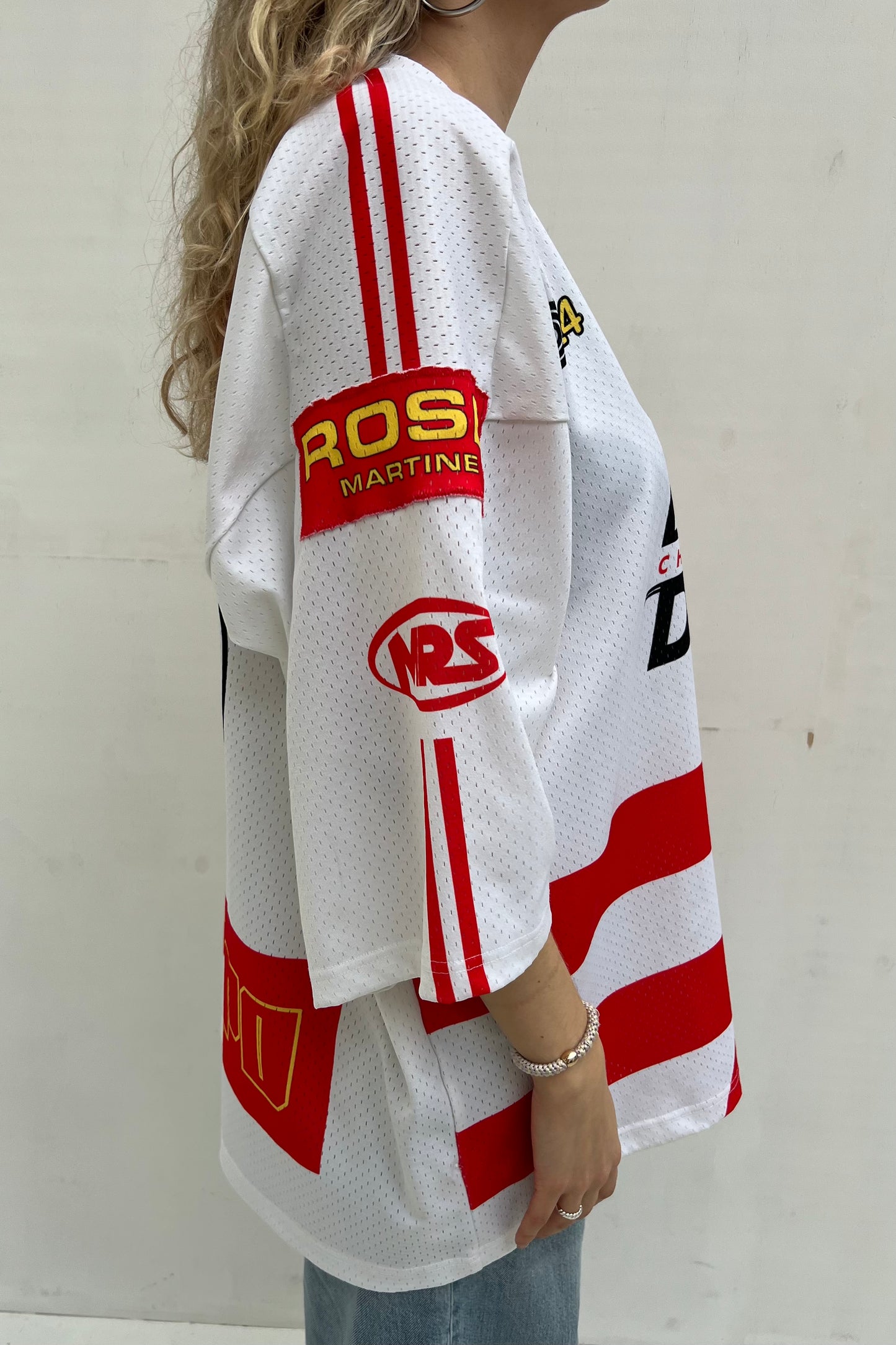 Vintage Red & White Jersey