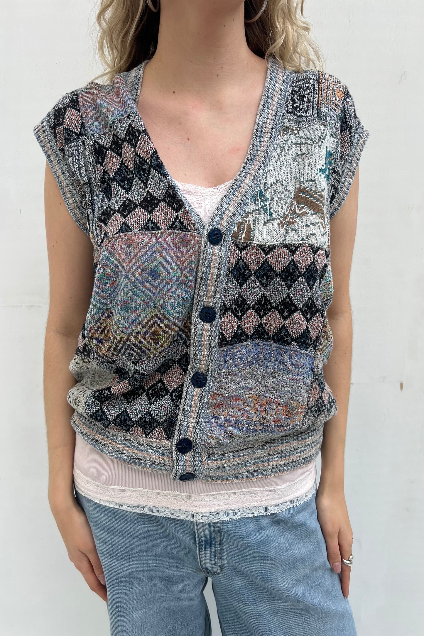 Vintage Knitted Gilet