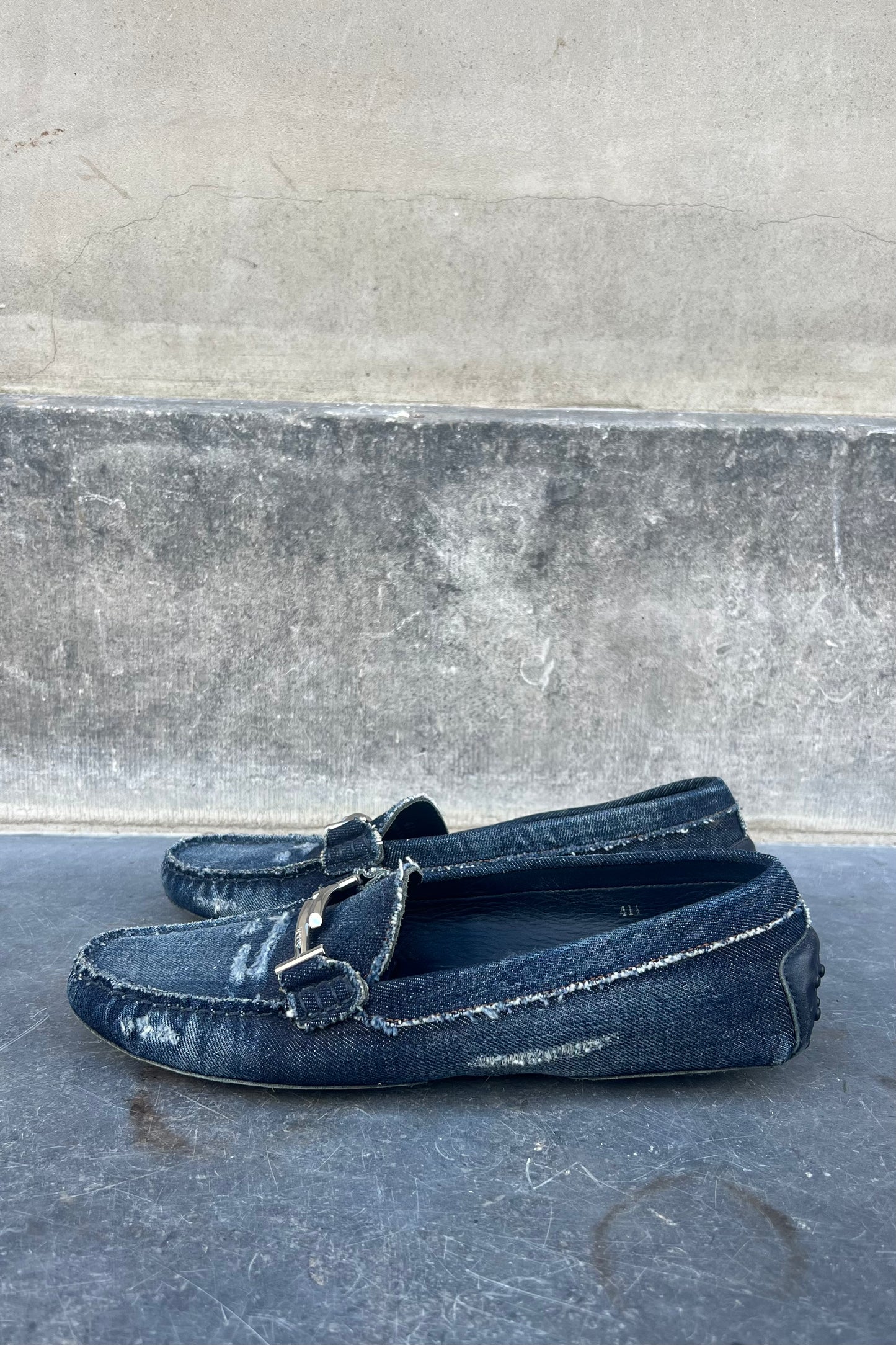 Vintage Denim Loafers 41,5