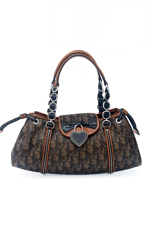 Vintage Brown Trotter Romantique Handbag