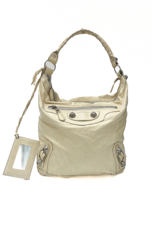 Vintage Cream Giant Hardware City Day Bag