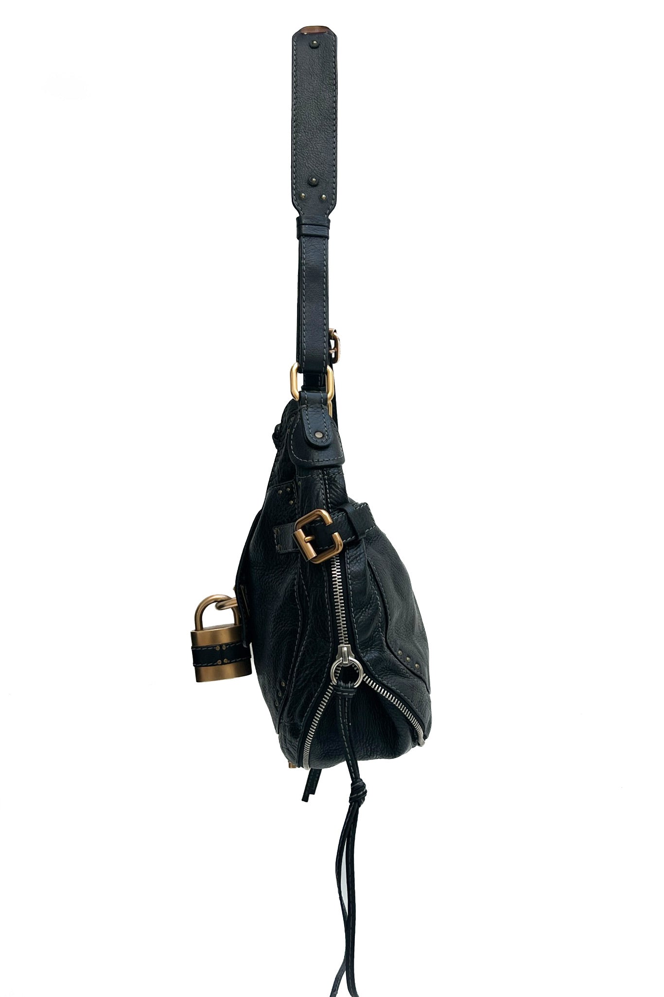 Vintage Paddington Black Hobo Bag