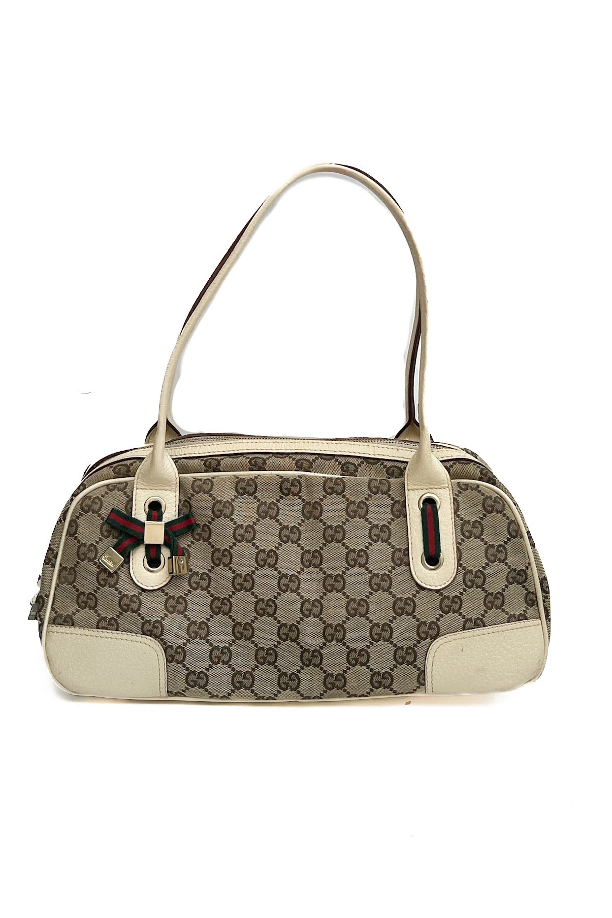 Vintage Classic Mono & Cream Princey Hand Bag