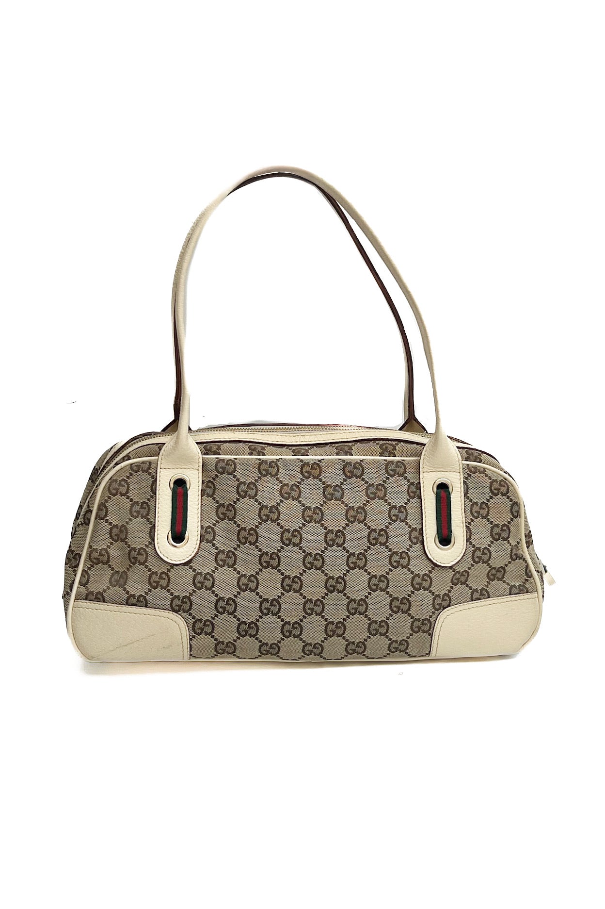 Vintage Classic Mono & Cream Princey Hand Bag