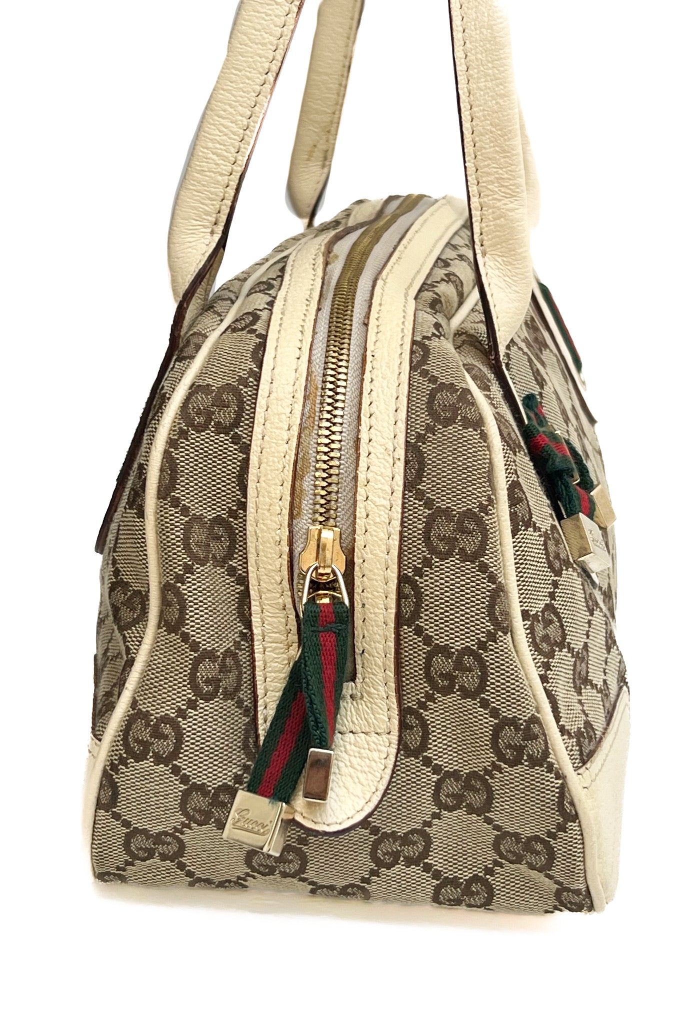 Vintage Classic Mono & Cream Princey Hand Bag