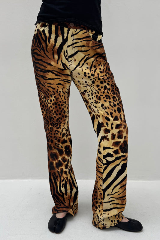 Vintage Animal Printed Pants