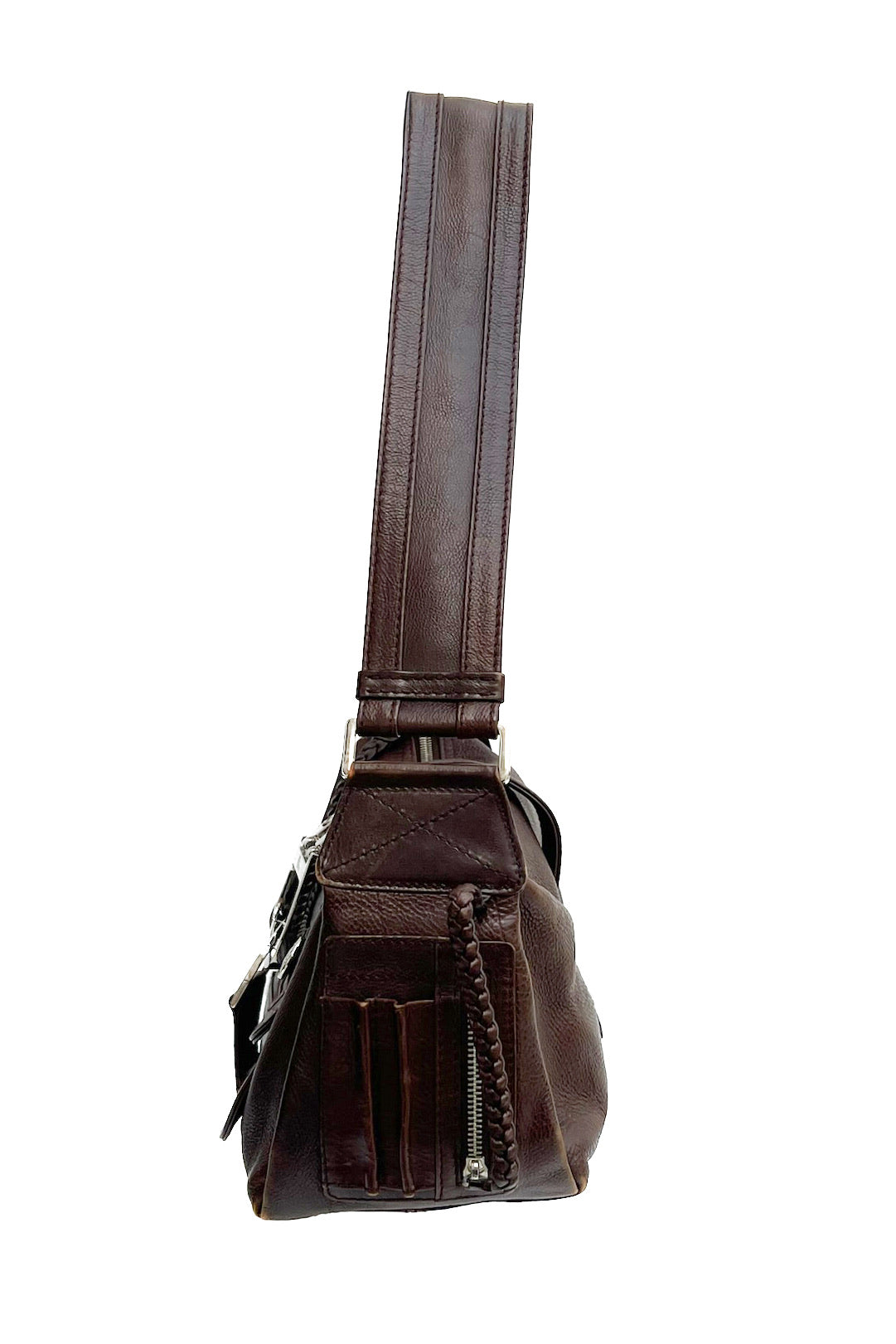 Vintage Chocolate Flight Shoulder Bag