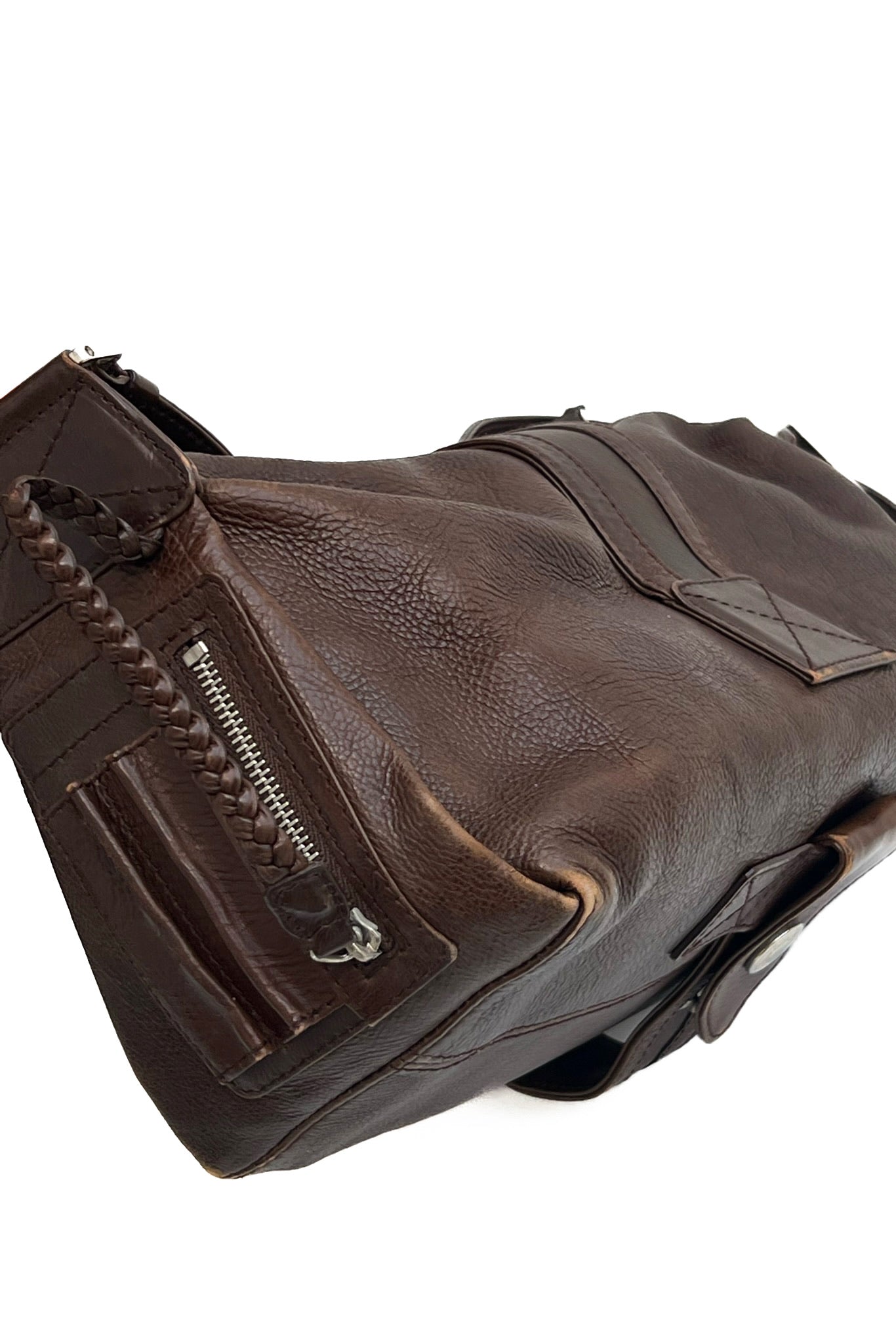 Vintage Chocolate Flight Shoulder Bag