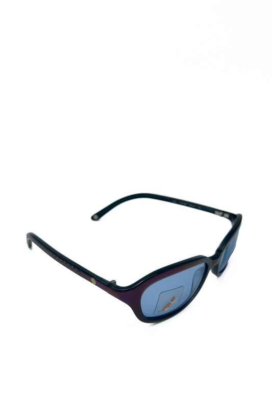 Vintage Purple & Blue Iridescent Tiny Sunglasses
