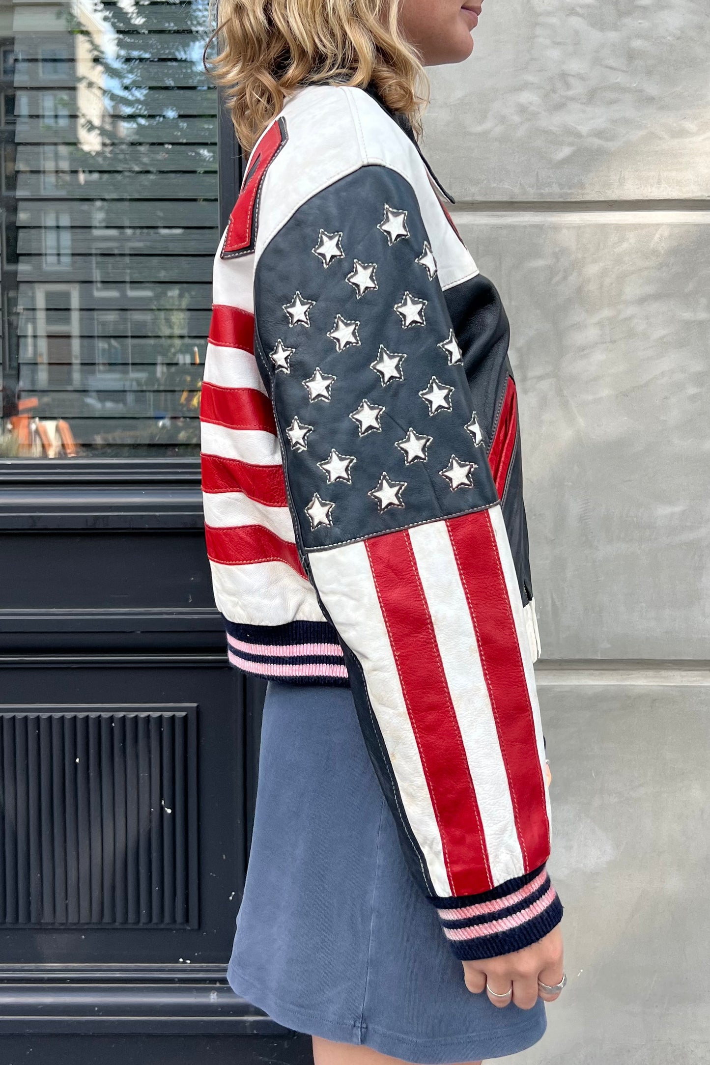 Vintage Leather USA Jacket