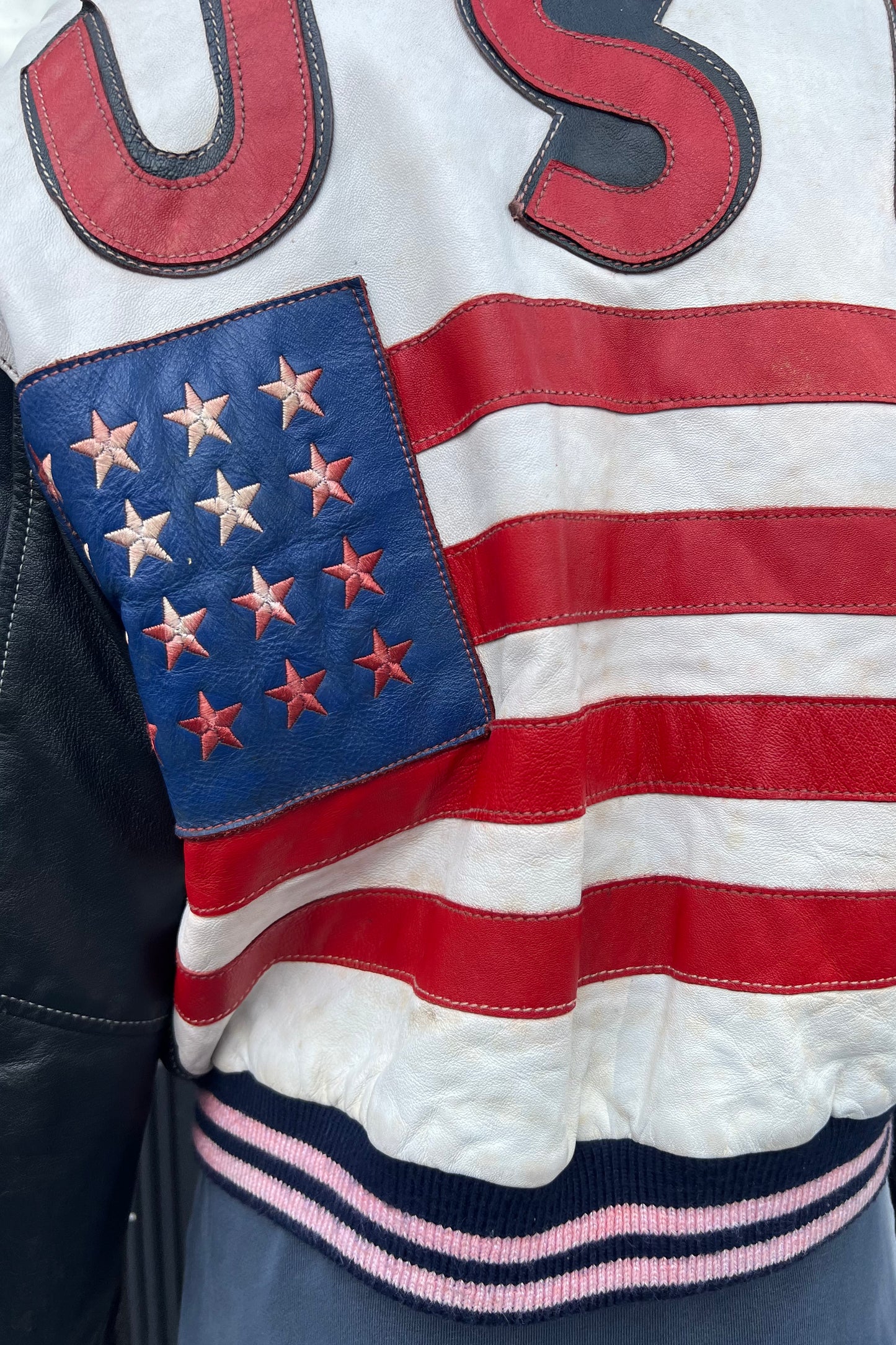 Vintage Leather USA Jacket