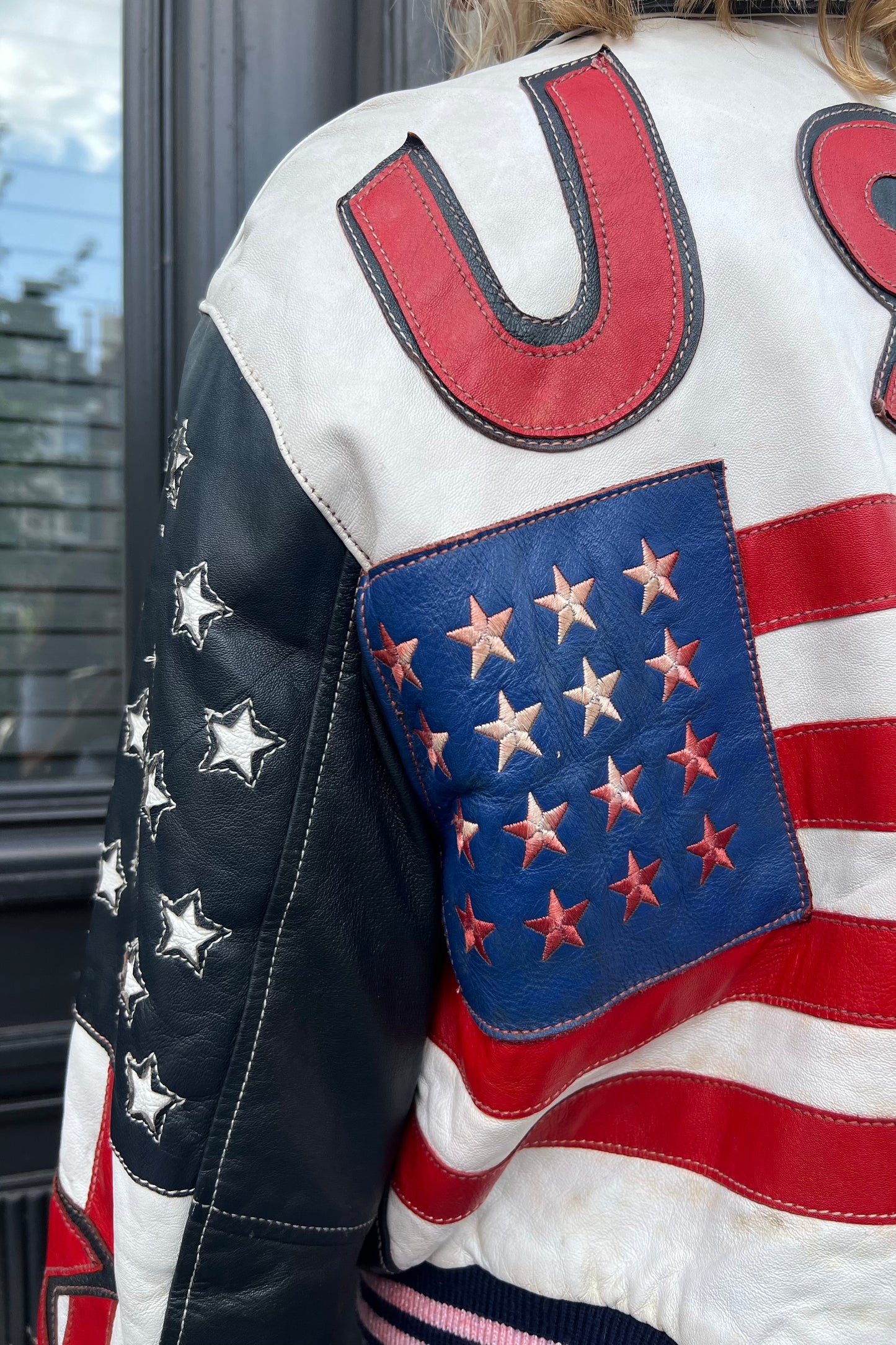 Vintage Leather USA Jacket