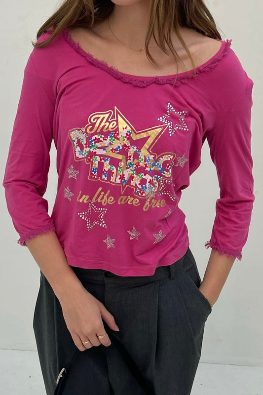 Vintage Best Things in Life Top