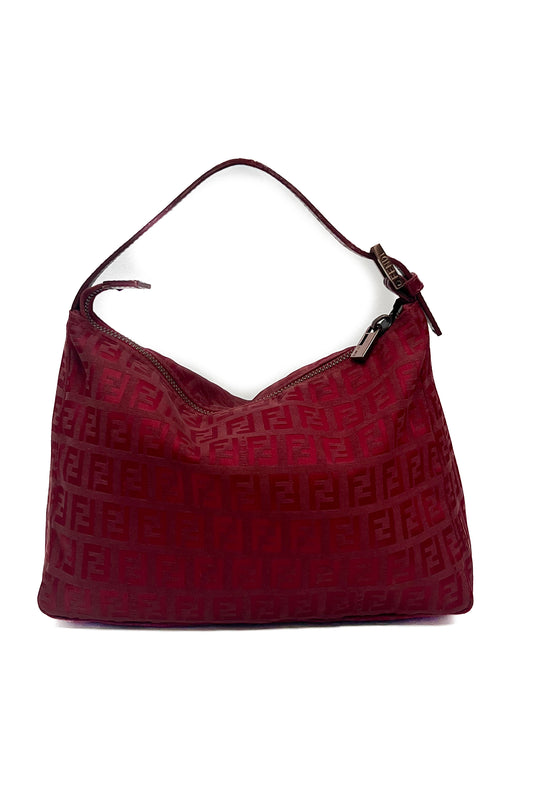 Vintage Red Zucchino Top Handle Bag