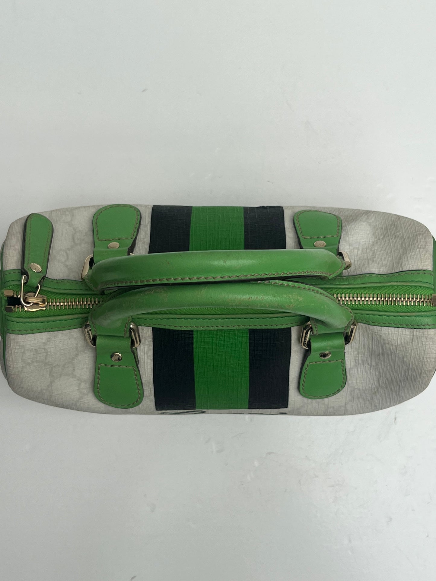 VintageGreen Joy mini Boston Bag