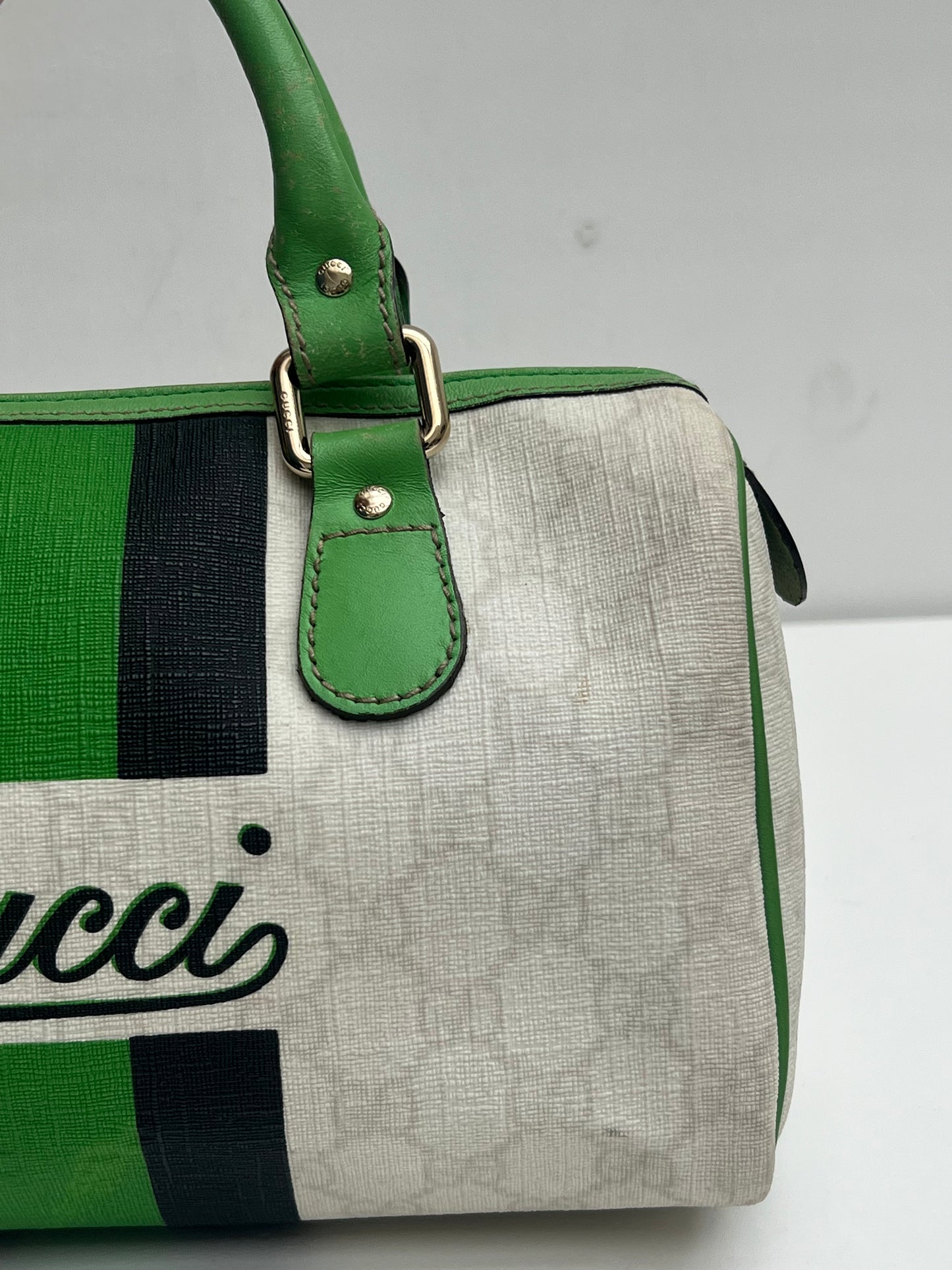 VintageGreen Joy mini Boston Bag