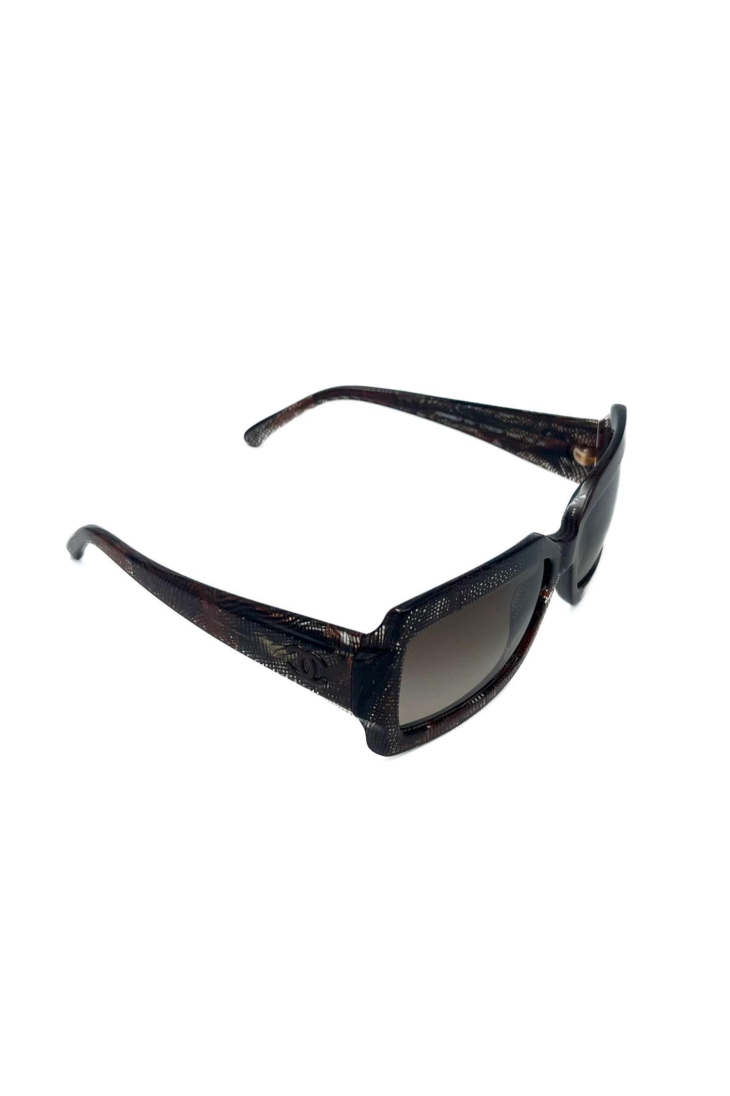 Vintage Chocolate Lace Printed Sunglasses