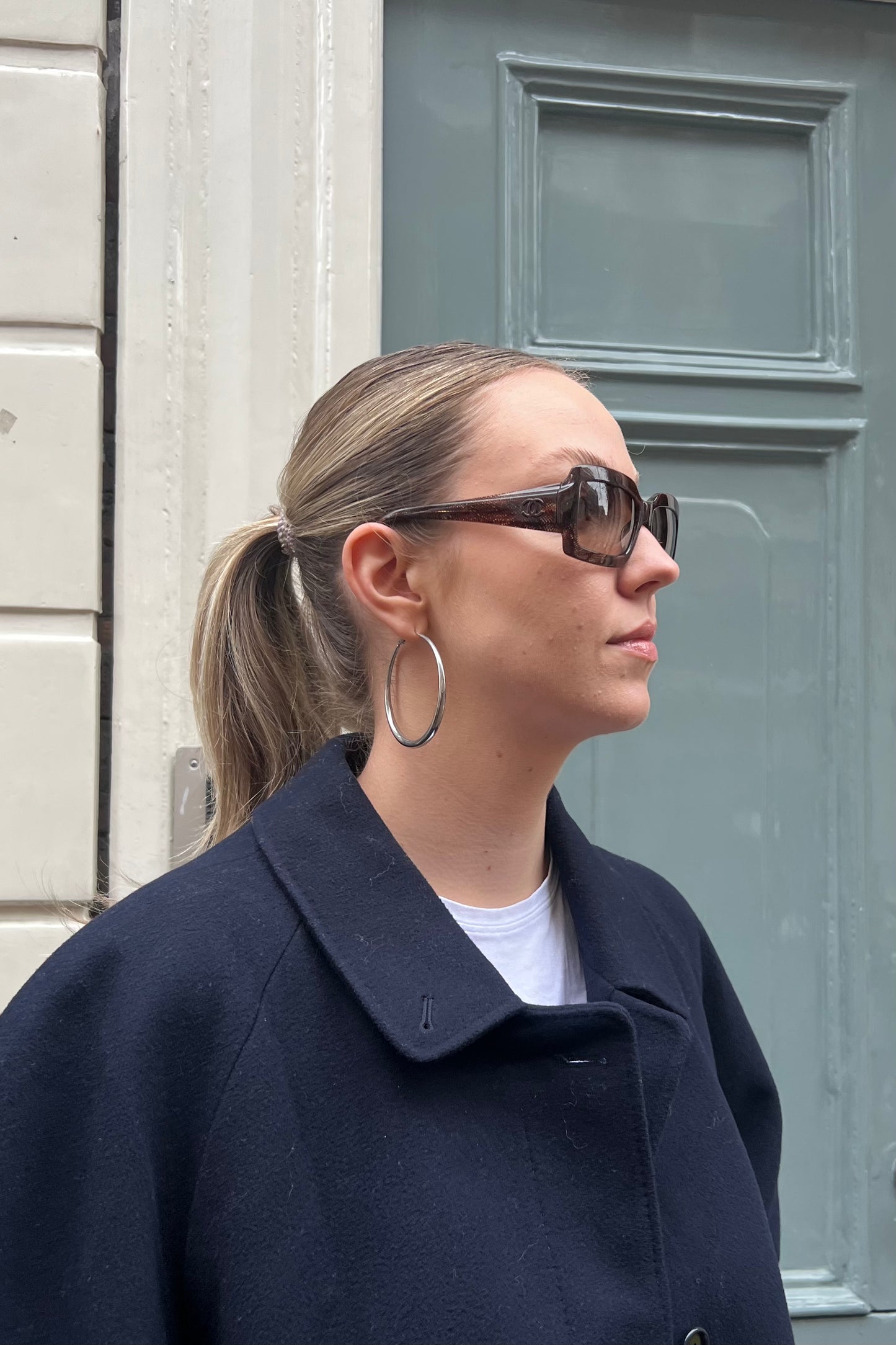 Vintage Chocolate Lace Printed Sunglasses