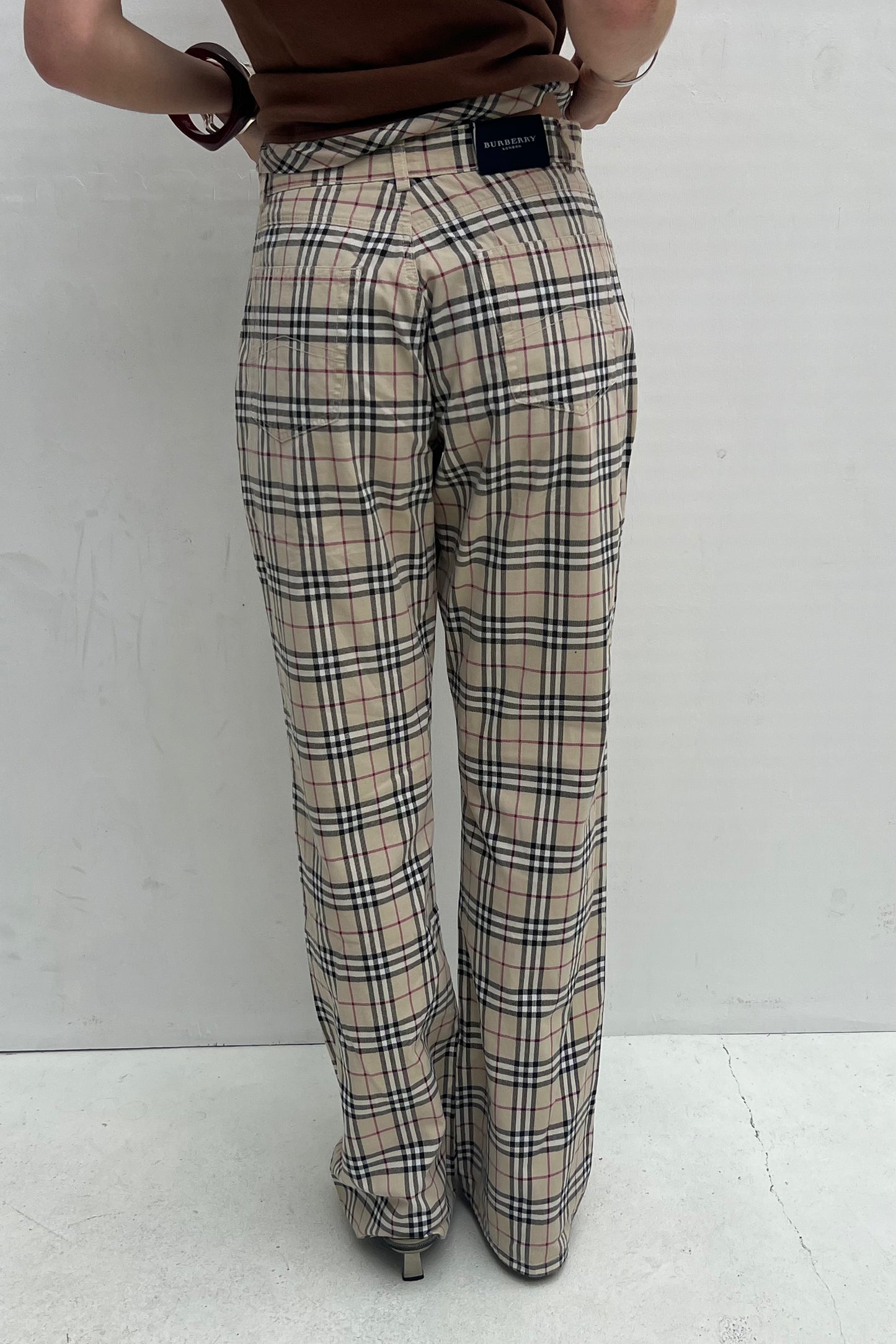 Vintage Nova check Straight Fit Pants
