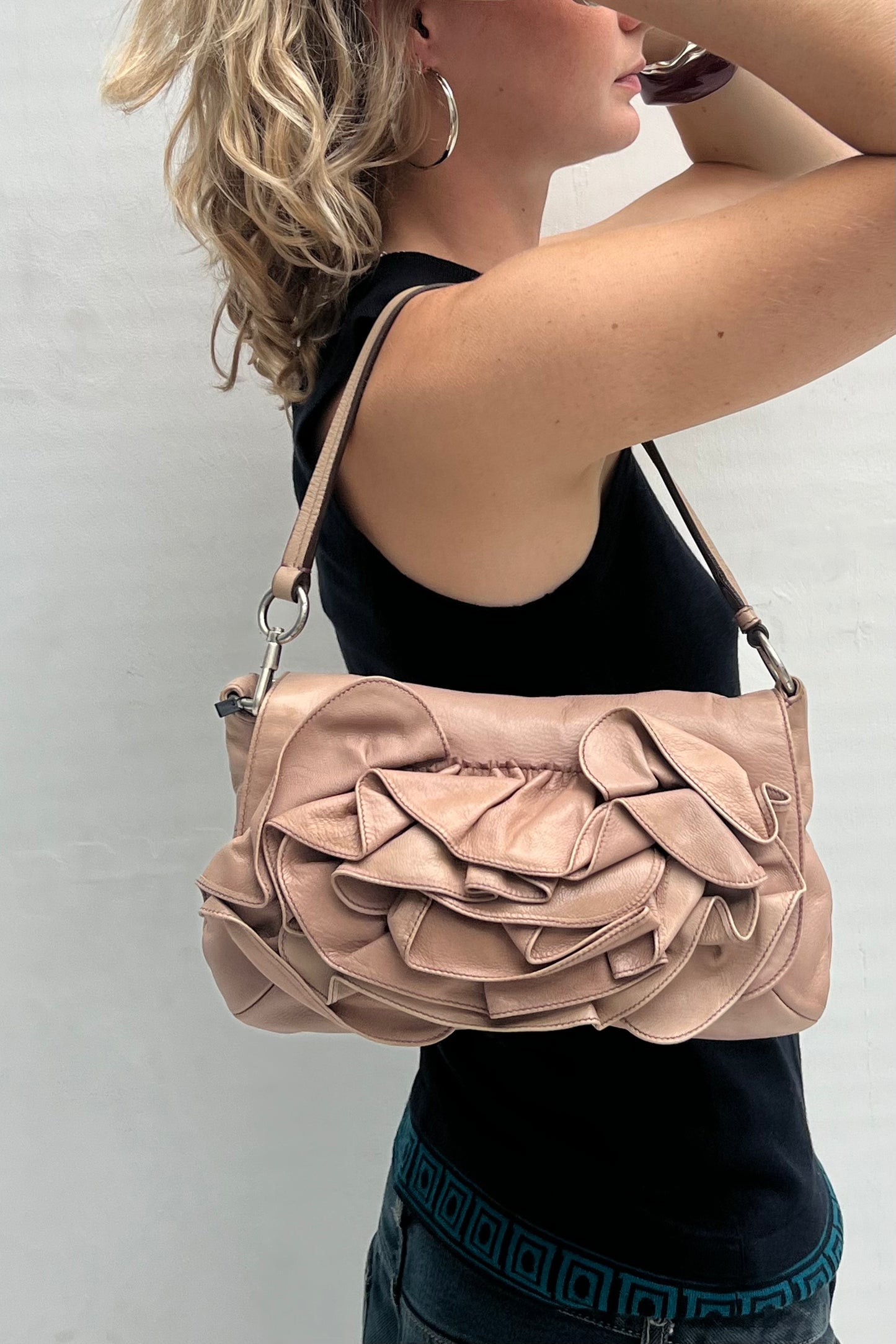 Vintage Powder Pink Nadja Rose Pochette