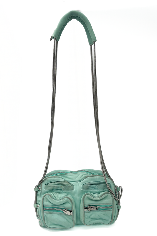Vintage Turquoise Camera Bag